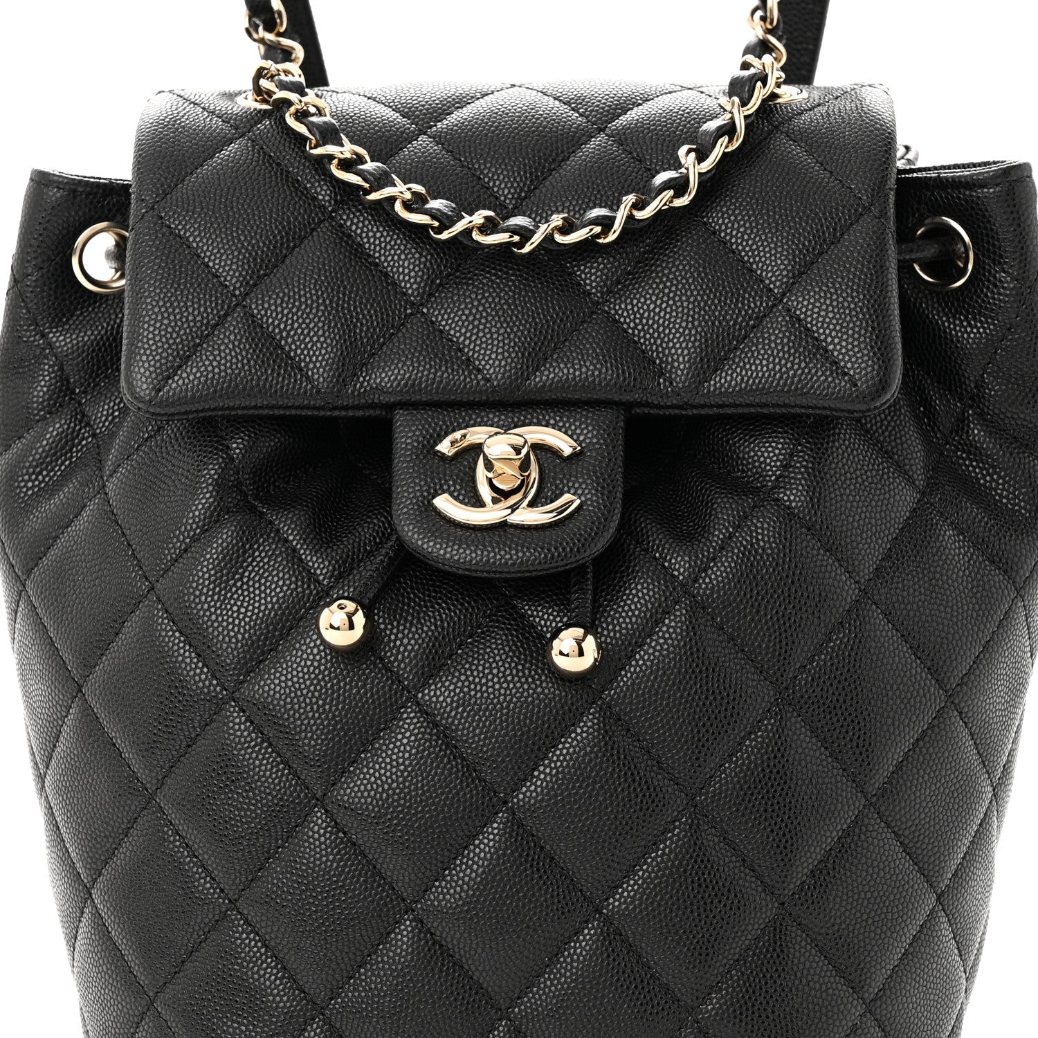 Chanel Caviar Quilted Mini Urban Spirit Backpack Black 8 of 11