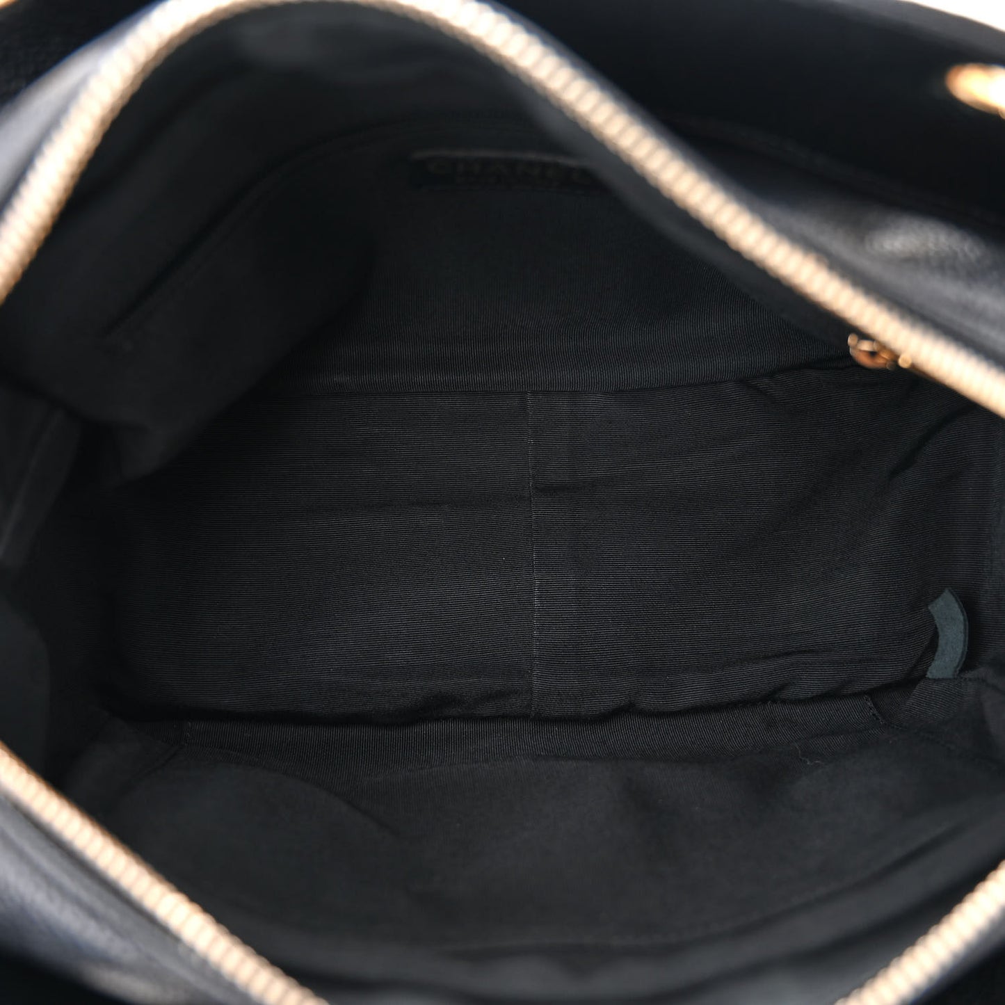 Caviar Quilted Petit Timeless Tote PTT Black