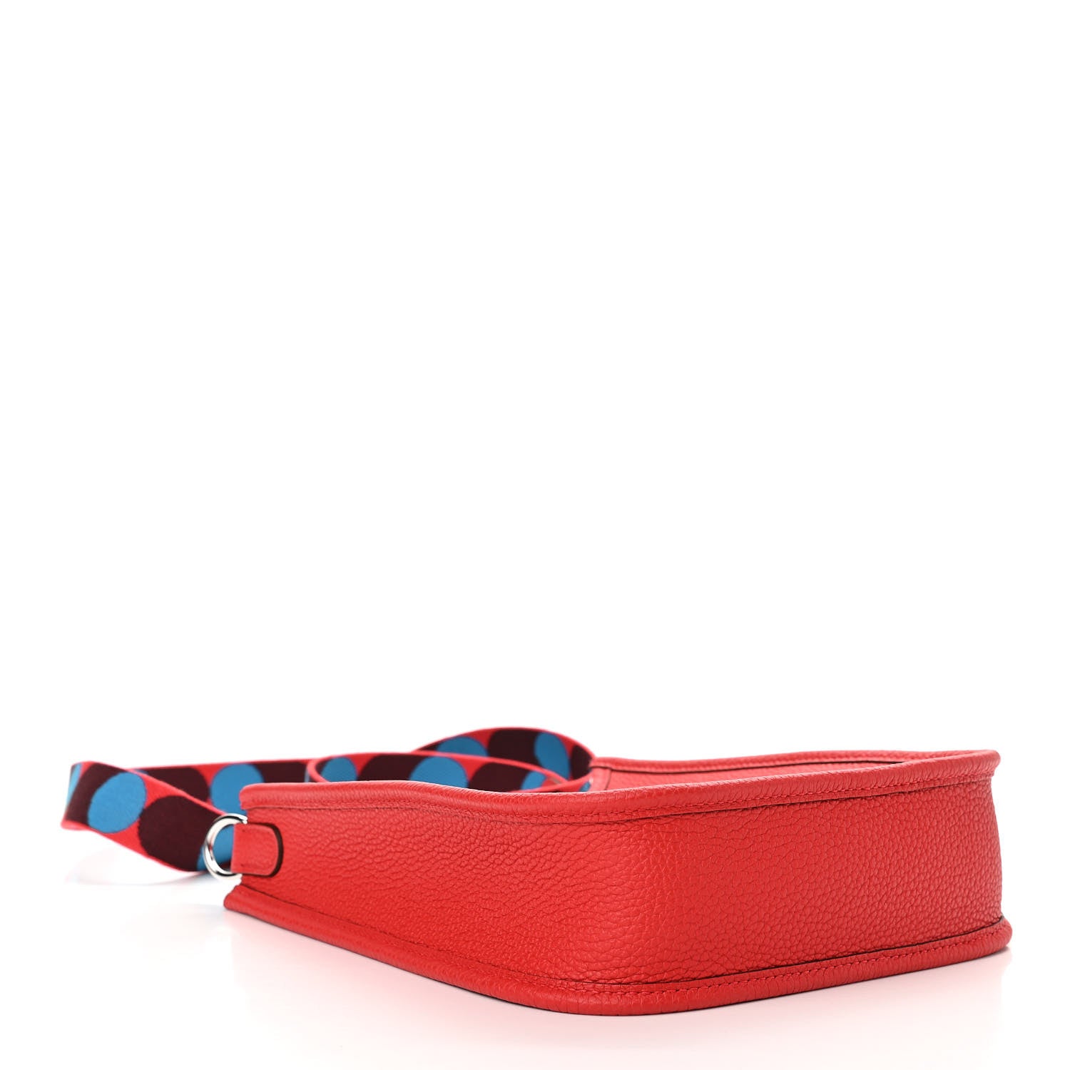 Hermes Taurillon Clemence Flipperball Evelyne TPM Rouge De Coeur Bleu Frida 4 of 11