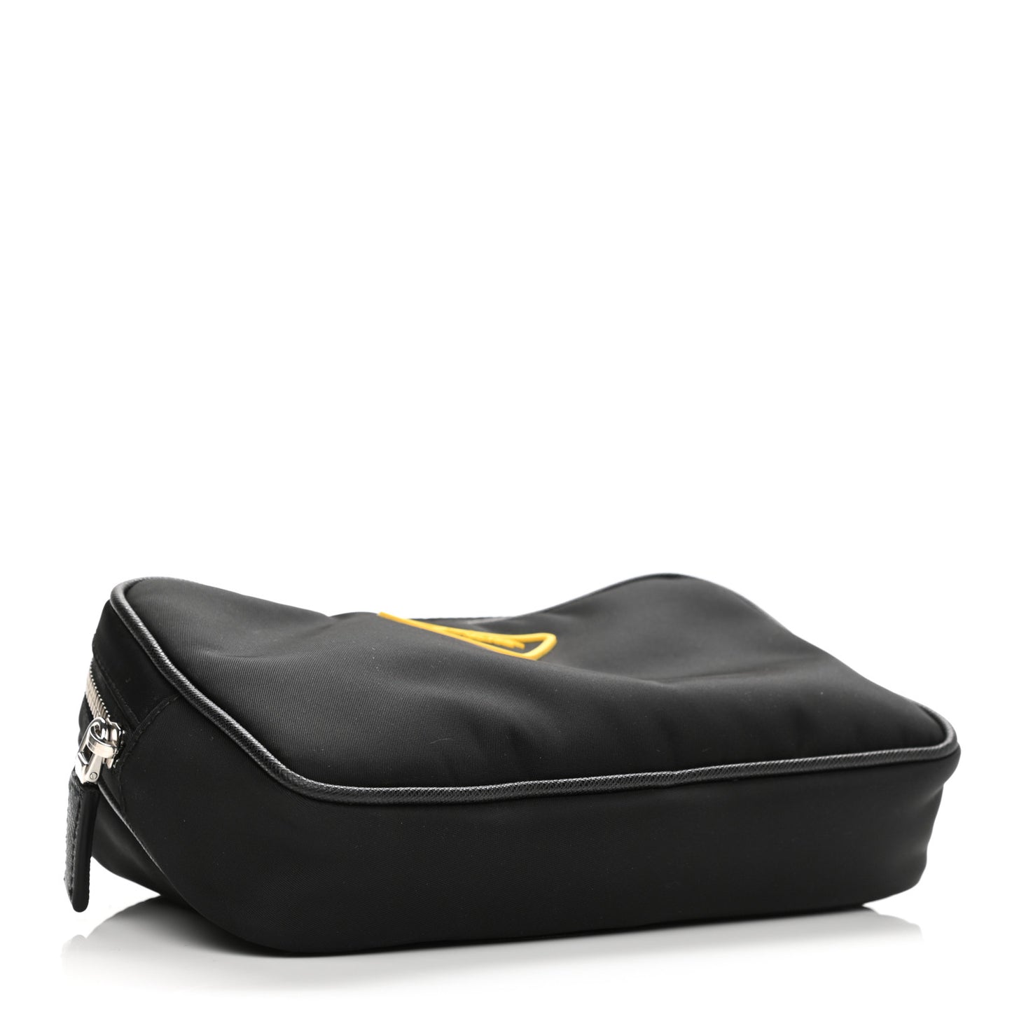 Tessuto Nylon Soft Calf Belt Bag Black