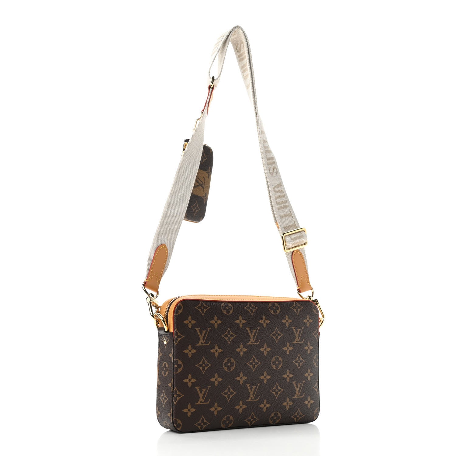 Louis Vuitton X NIGO Reverse Monogram Stripes Trio Messenger 3 of 10