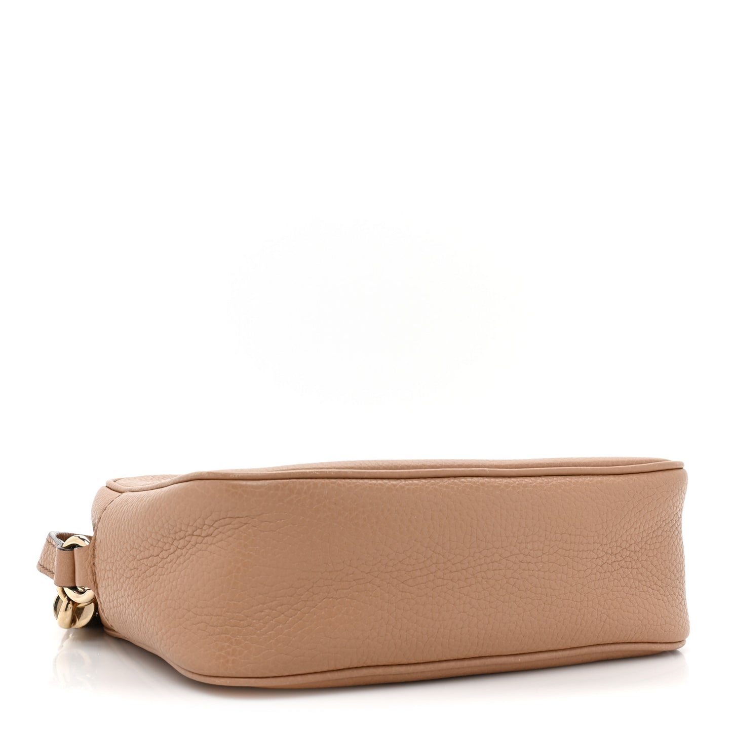 Pebbled Calfskin Small Soho Disco Bag Camelia