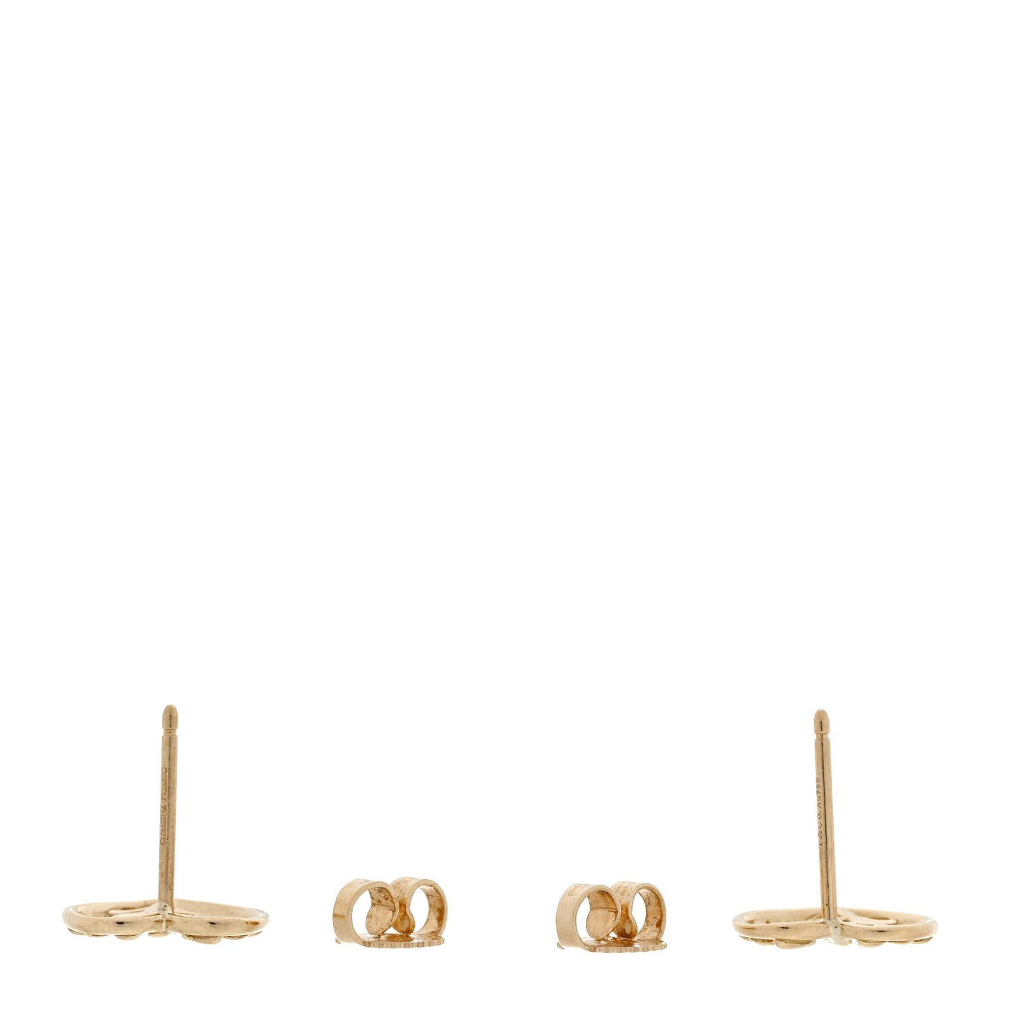 18K Yellow Gold Paloma Picasso Olive Leaf Heart Earrings