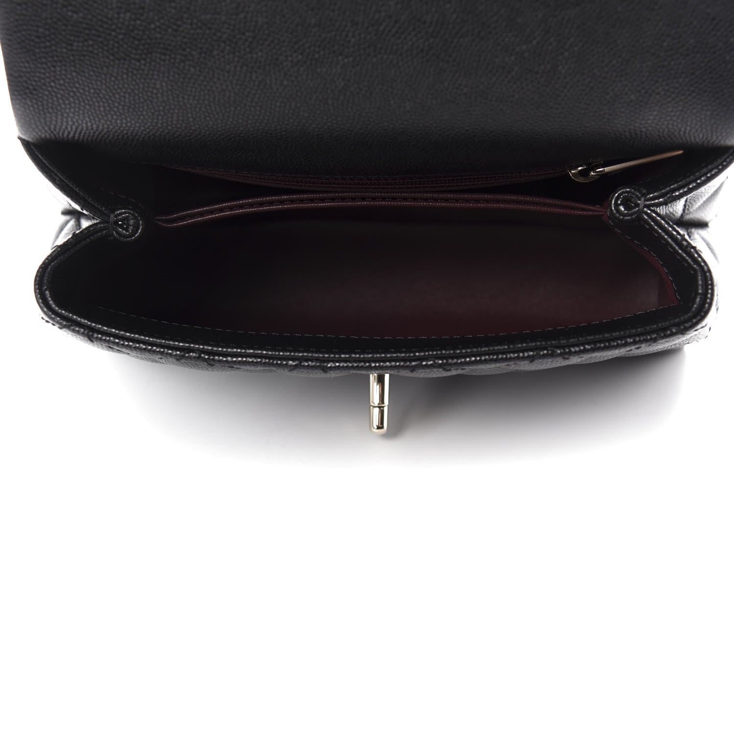 Chanel Caviar Quilted Mini Coco Handle Flap Black 4 of 9