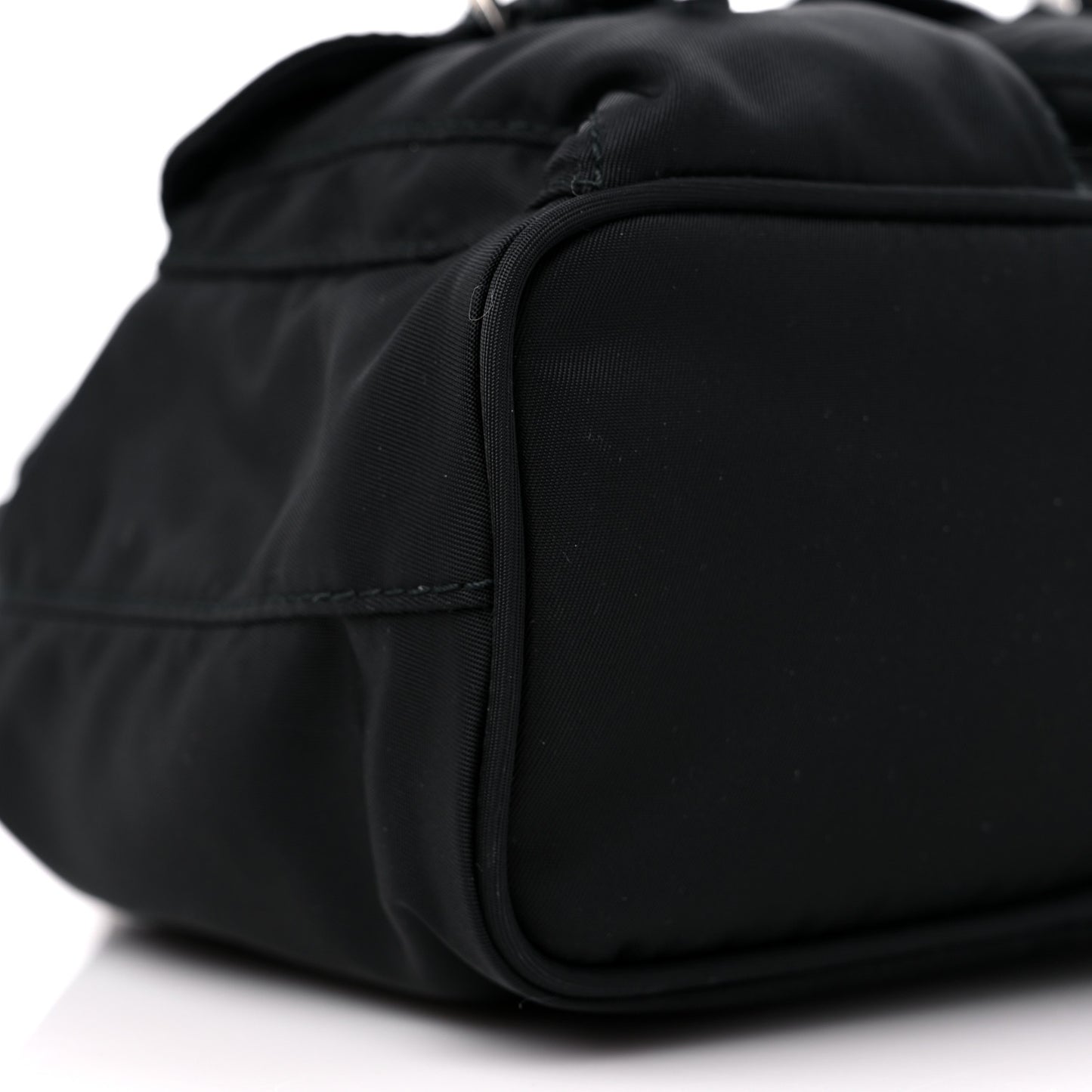 Nylon Vela Mini Crossbody Backpack Black