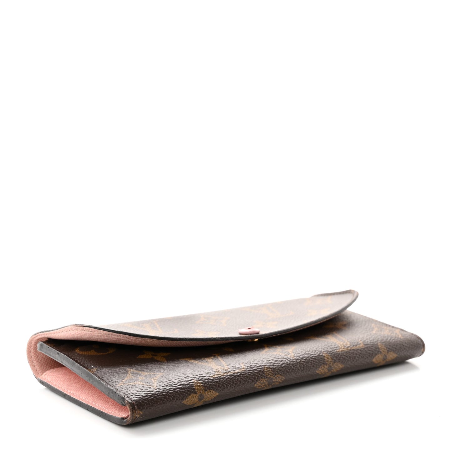 Monogram Emilie Wallet Rose Ballerine