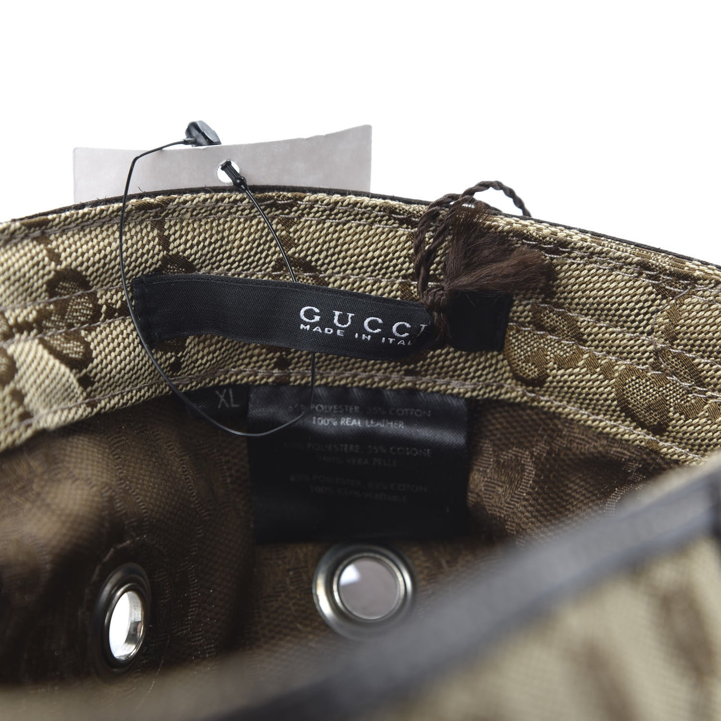 Monogram Military Hat XL Brown