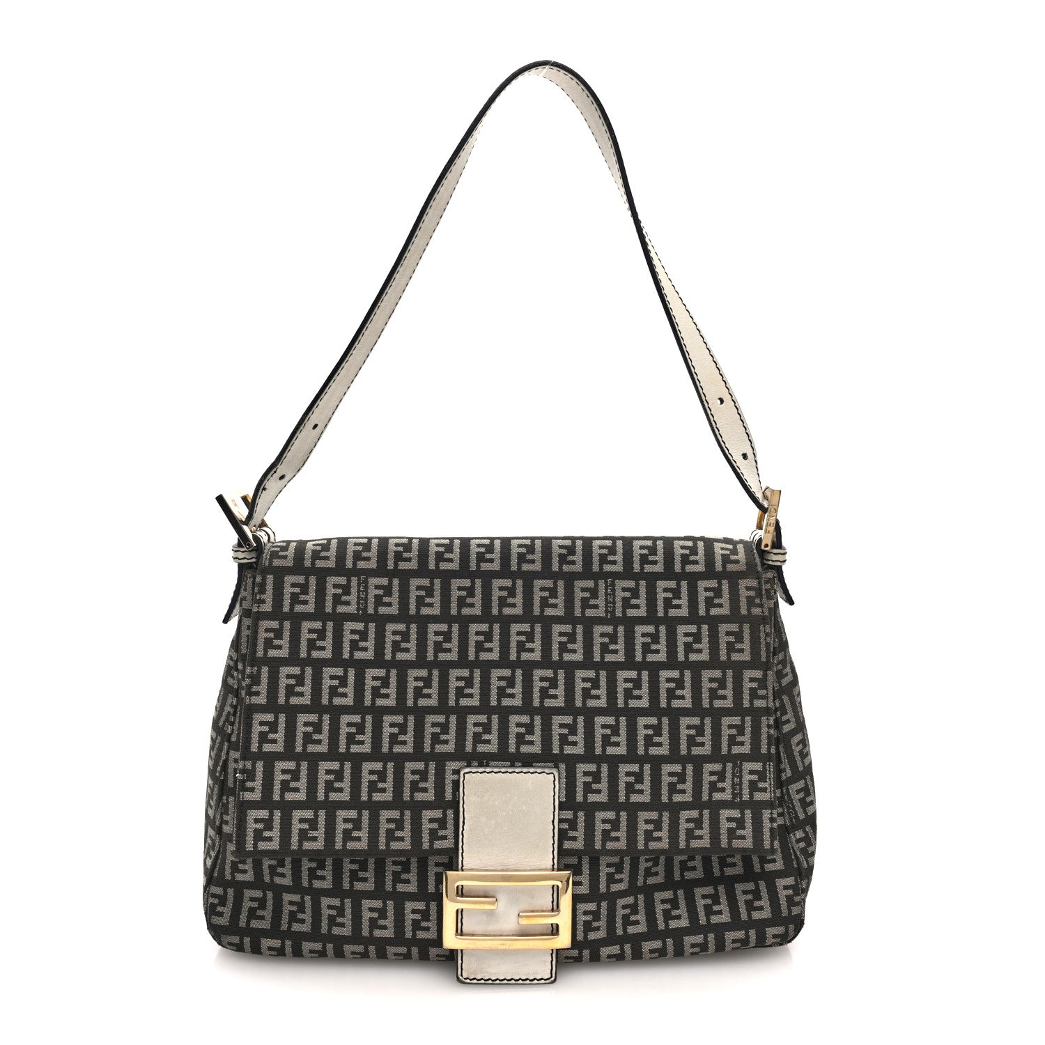Fendi Zucchino Vitello Mama Baguette White 1867730  display picture 1