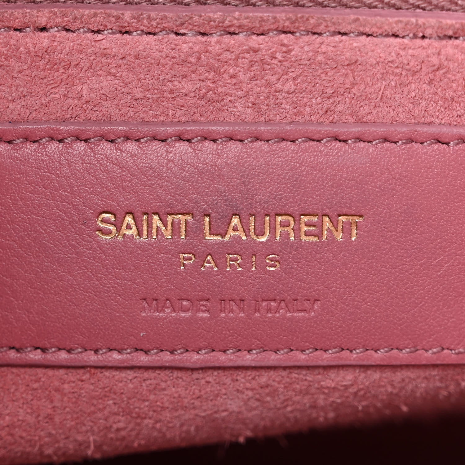 Saint Laurent Calfskin Small Sac De Jour Dark Rose 6 of 12