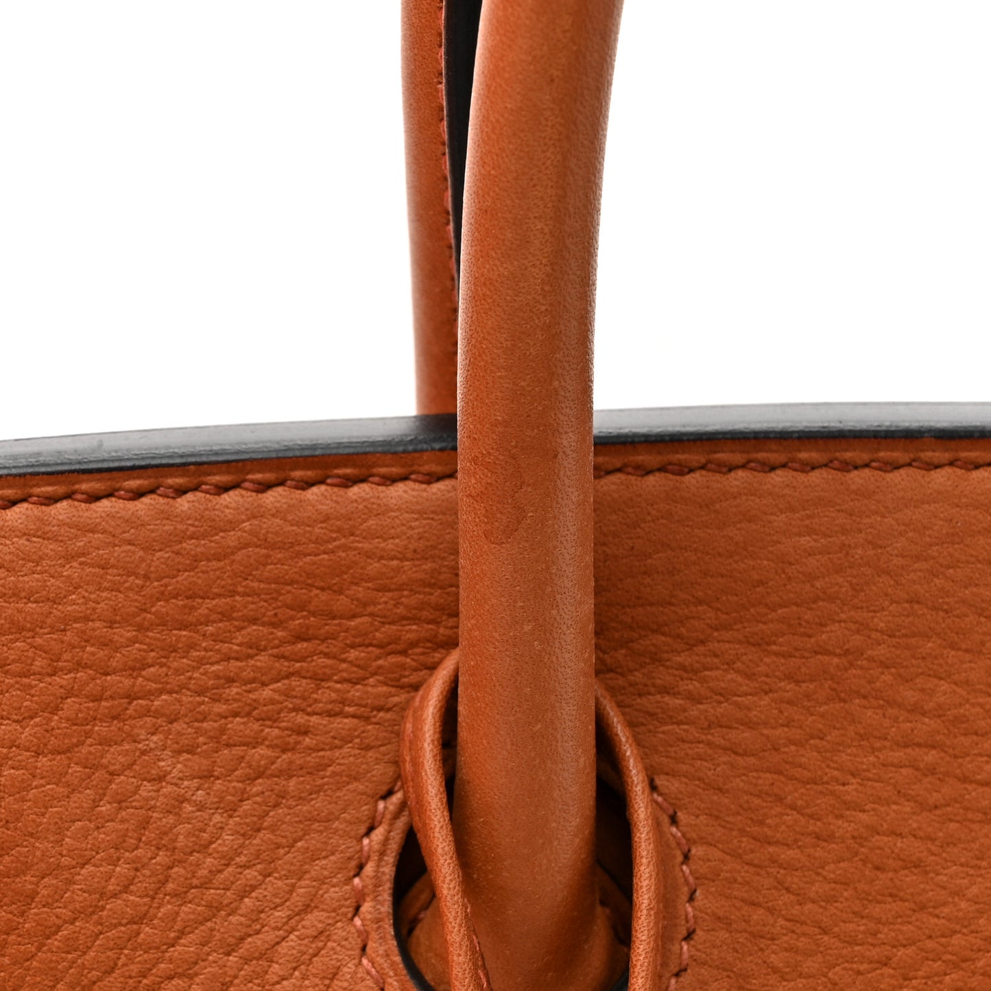 Taurillon Saddle Birkin 30 Cuivre