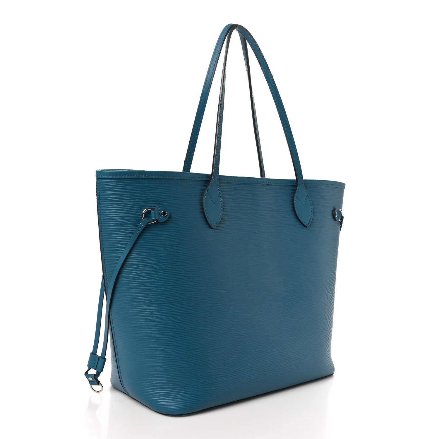 Louis Vuitton Epi Neverfull MM Cyan 4 of 15