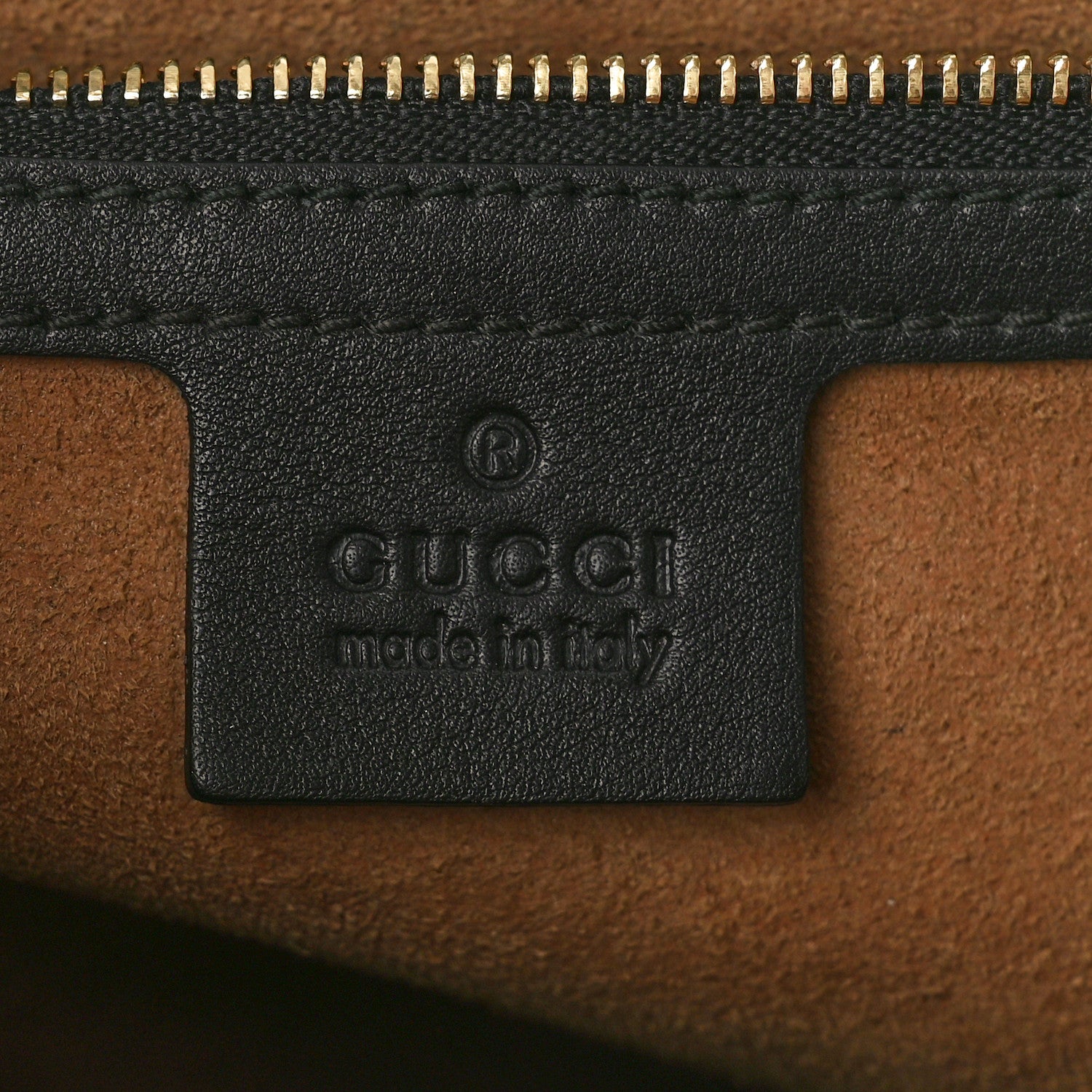 Gucci GG Supreme Monogram Calfskin Medium Padlock Shoulder Bag Beige Black Cuir 6 of 10