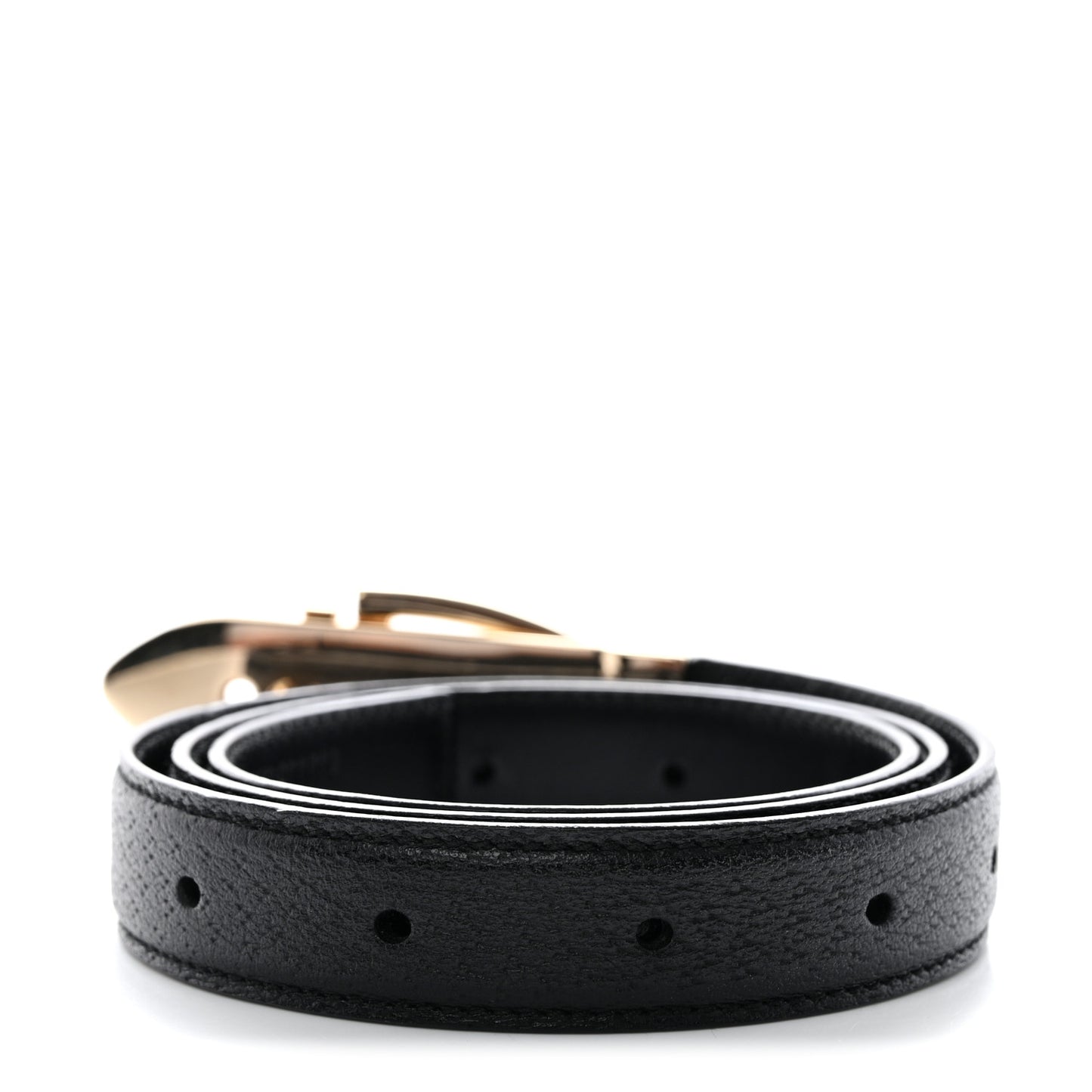 Calfskin Hinge 20mm Belt 85 34 Black