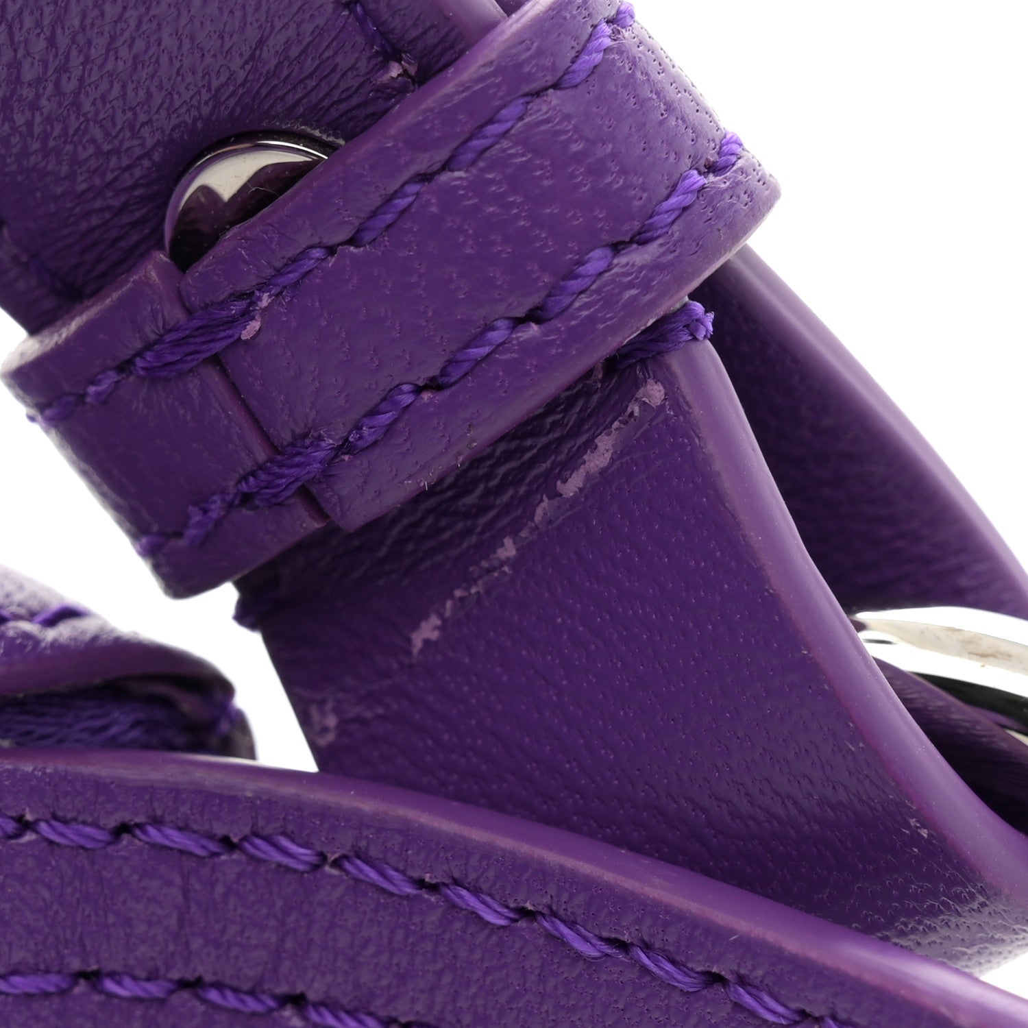 Versace Crystal Repeat Mini Hobo Purple 11 of 13