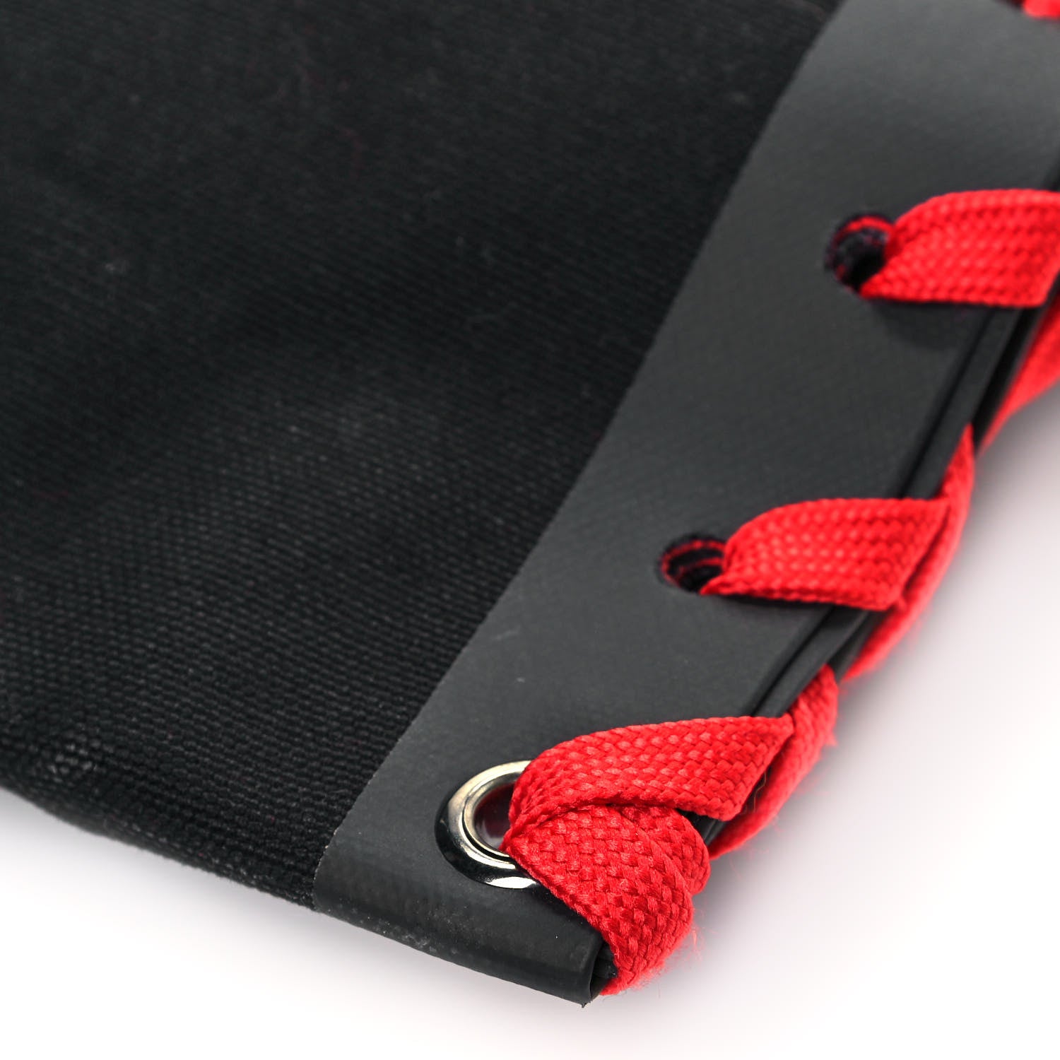 Christian Louboutin Braided Canvas Cabalace Shopper Tote Black 12 of 13