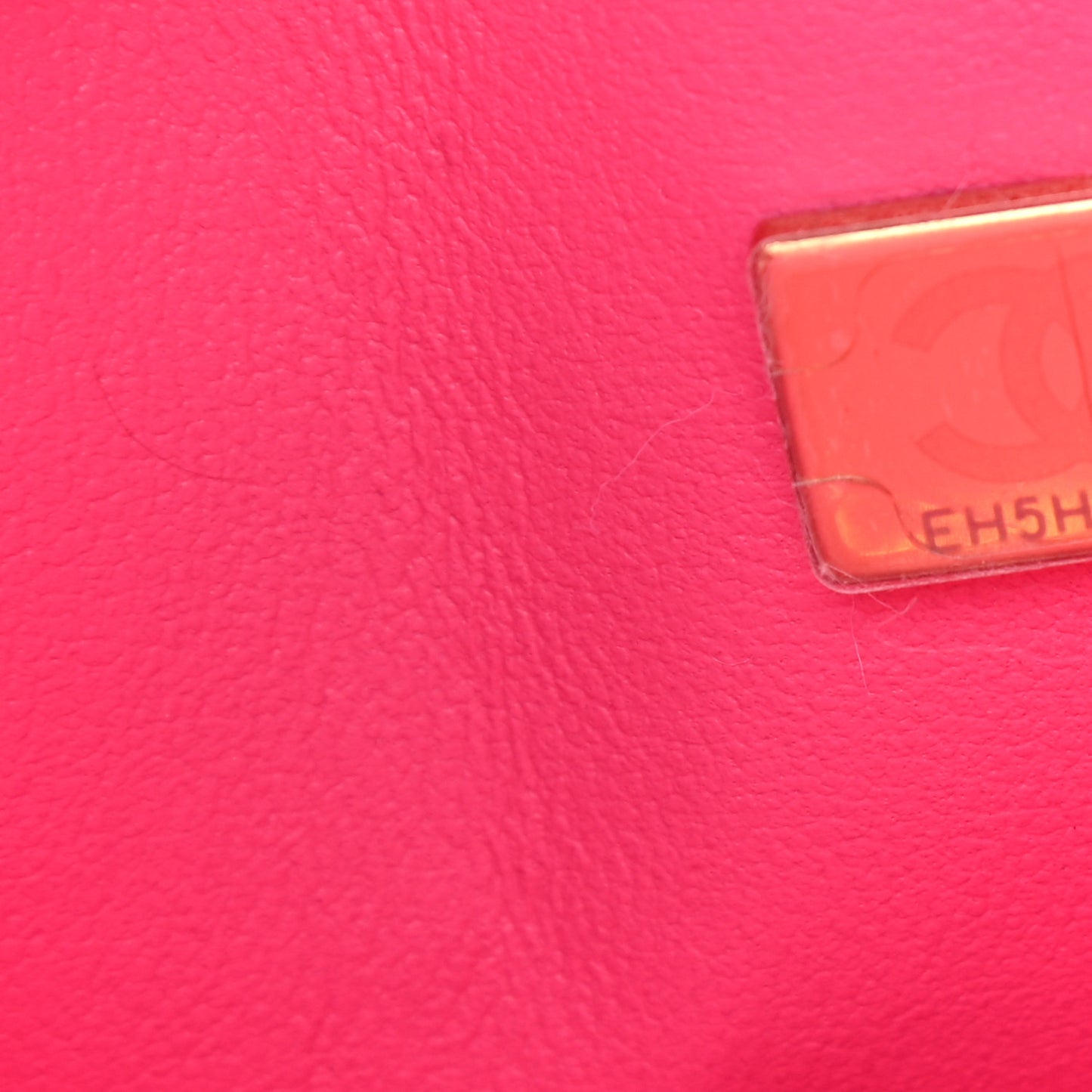 Caviar Quilted Medium Double Flap Dark Pink