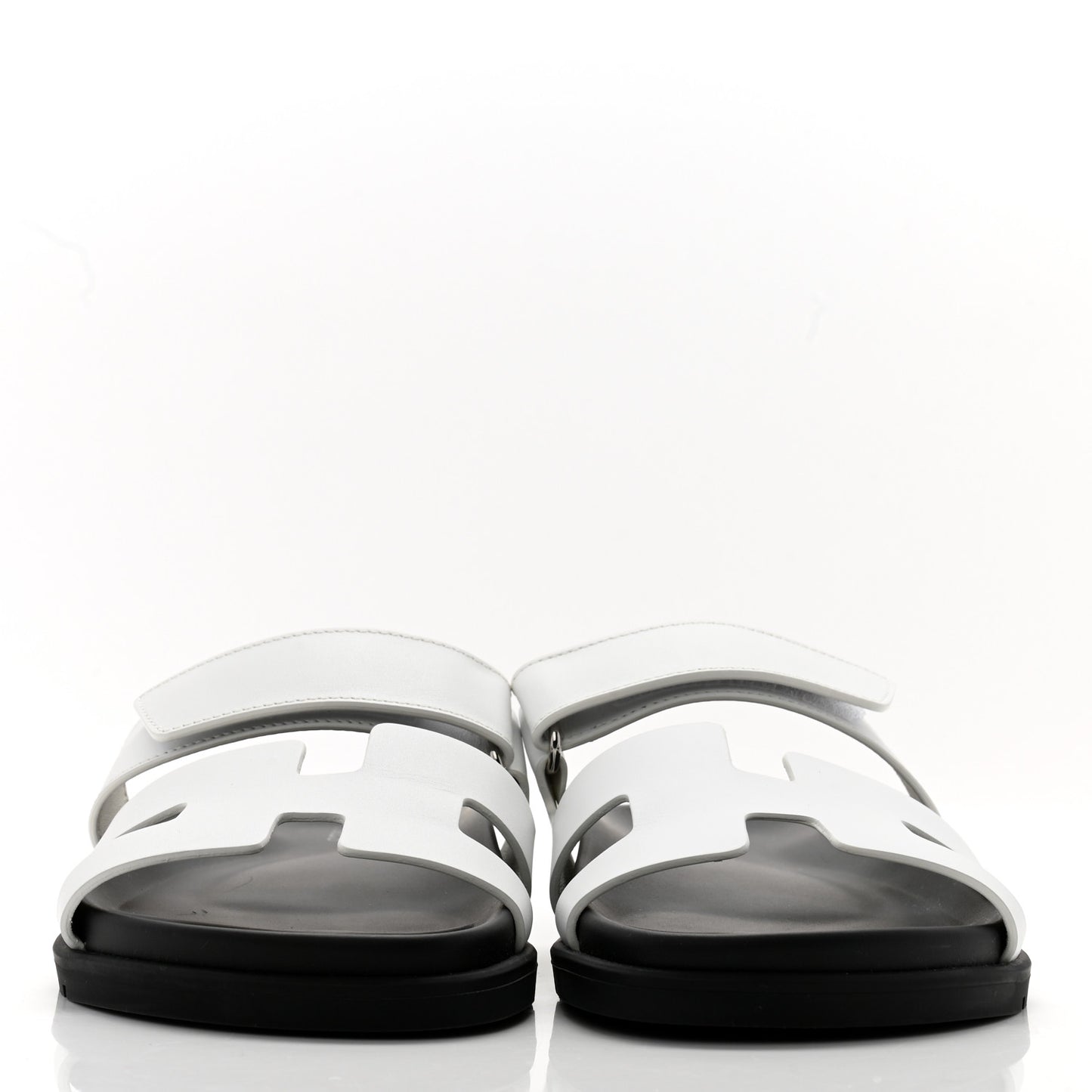 Calfskin Womens Chypre Sandals 37 White