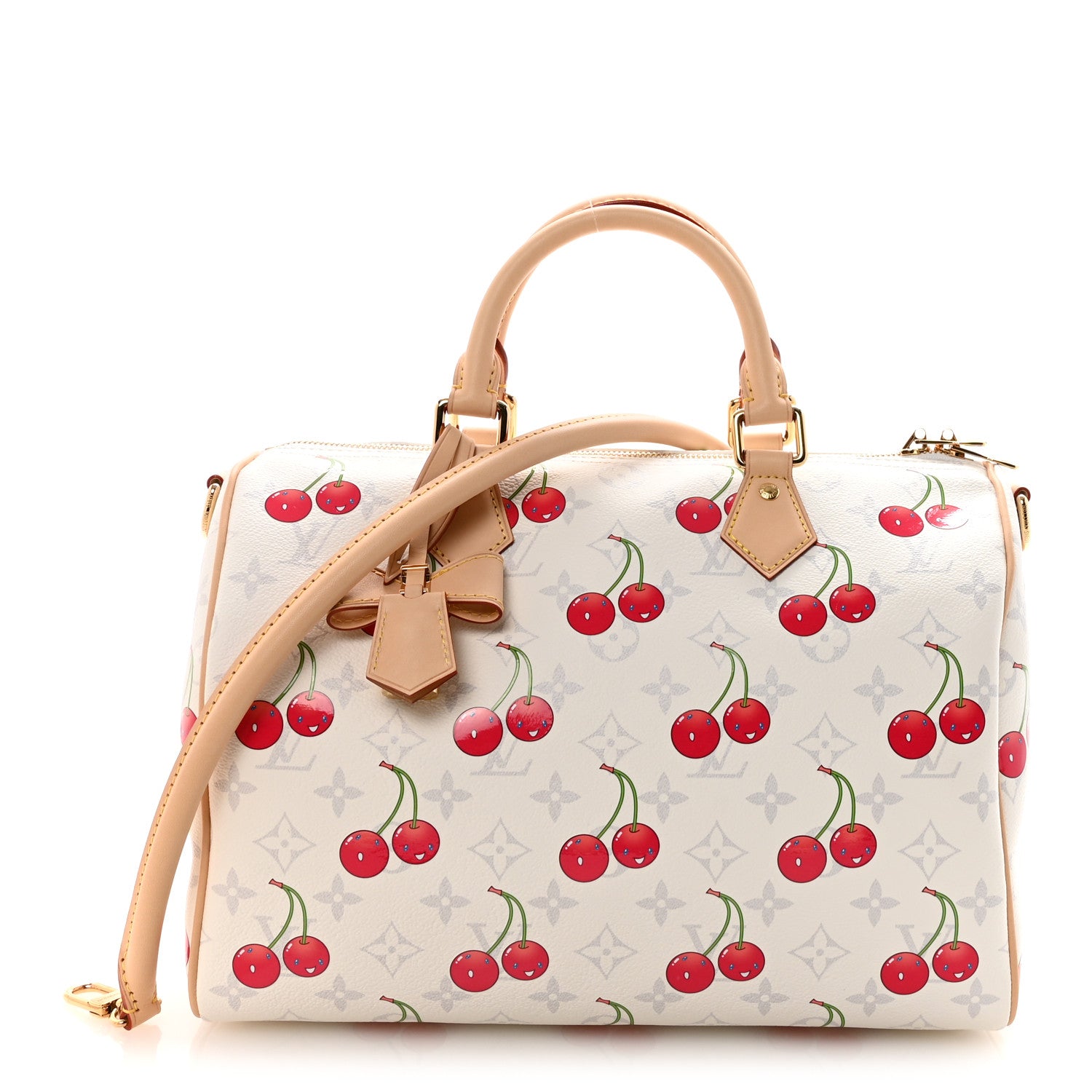 Louis Vuitton LV X TM Monogram Cerises Speedy Soft Bandouliere 30