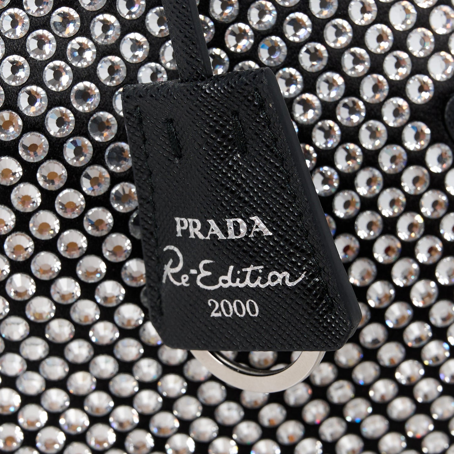 Satin Crystal Mini Re-Edition 2000 Bag Cristal