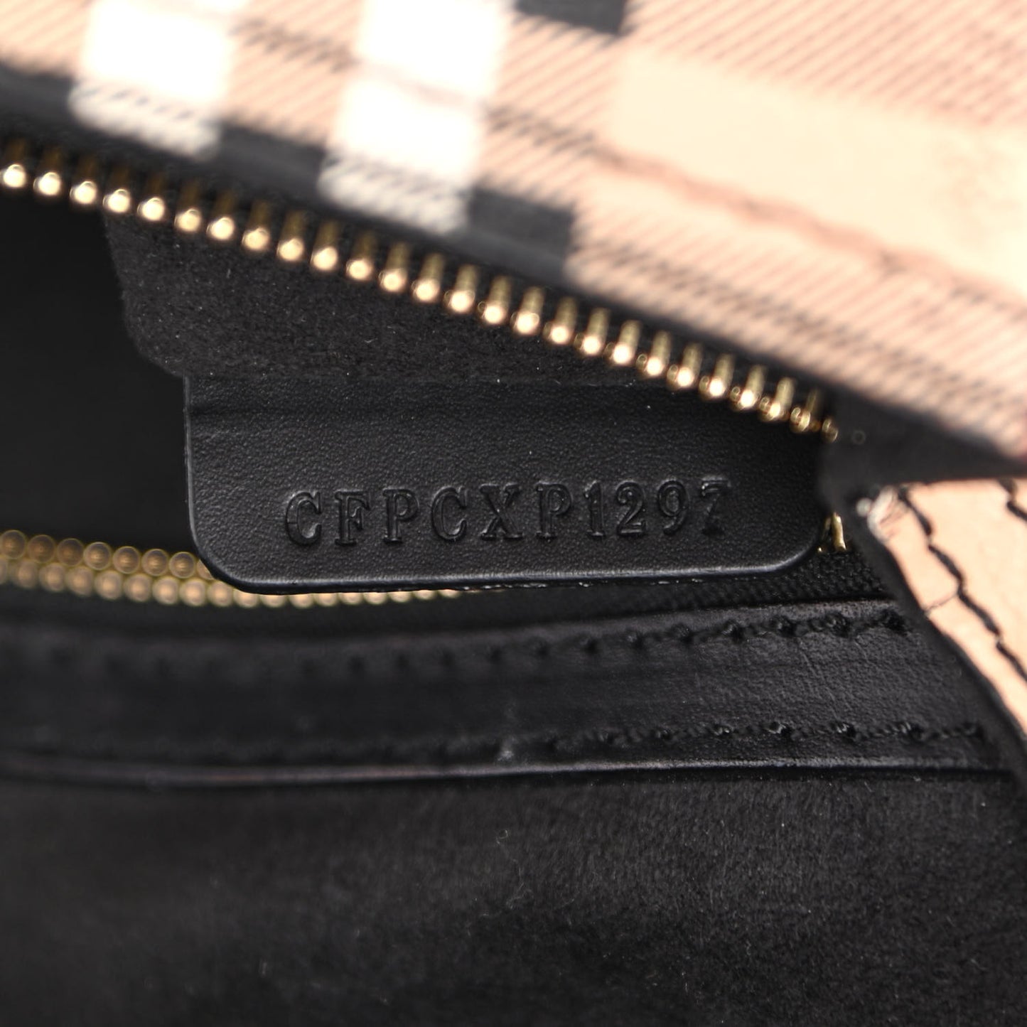 Haymarket Check Large Bridle Saddle Bag Dark Clove Brown