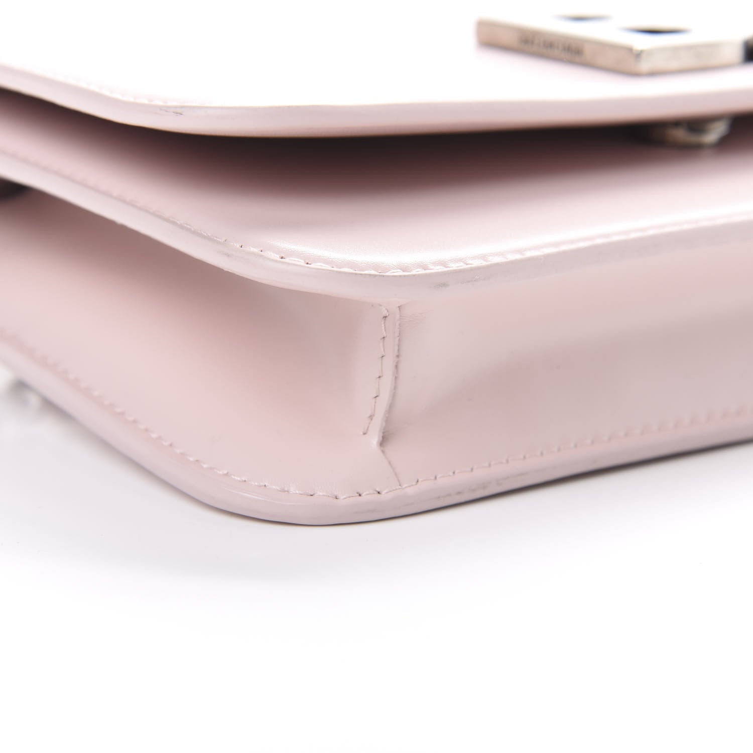 Balenciaga Smooth Calfskin B Wallet on Chain Light Rose 7 of 10