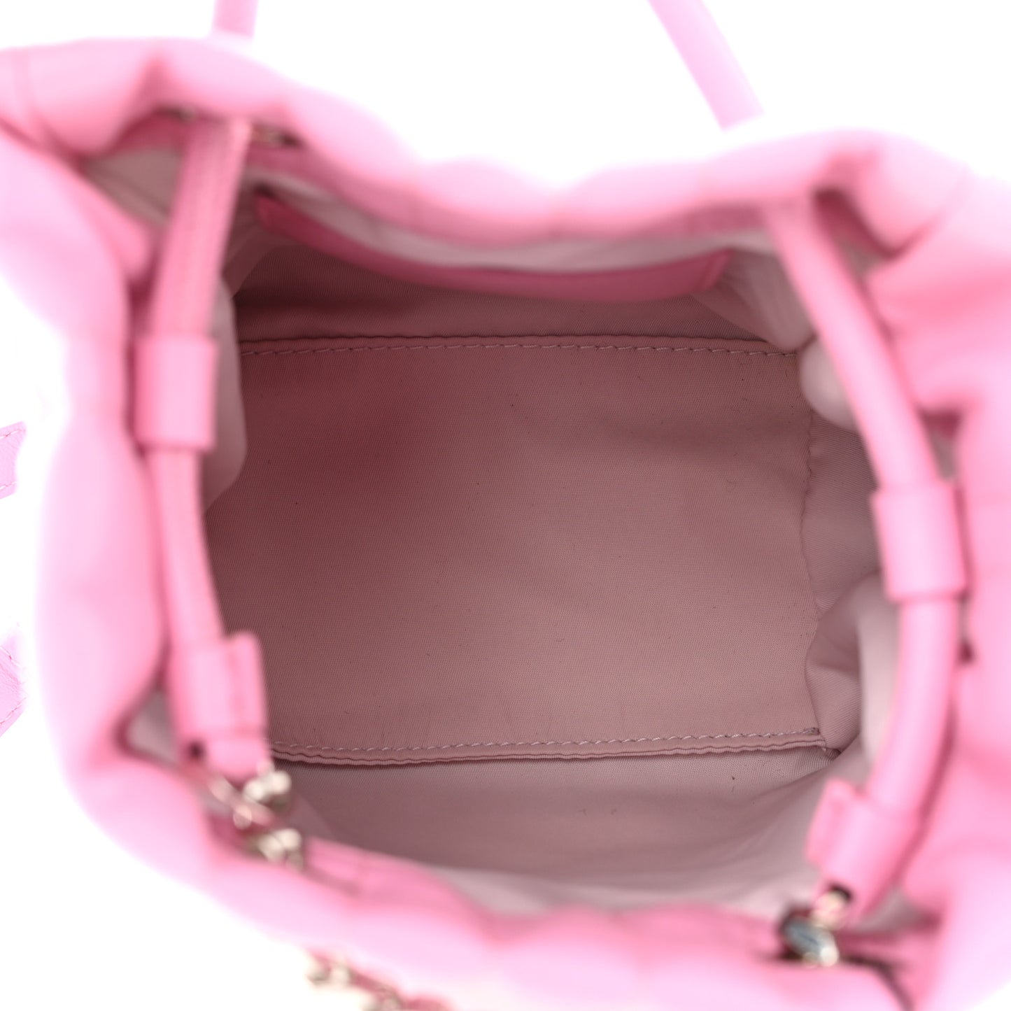 Lambskin Quilted Mini Lola Backpack Primrose Pink