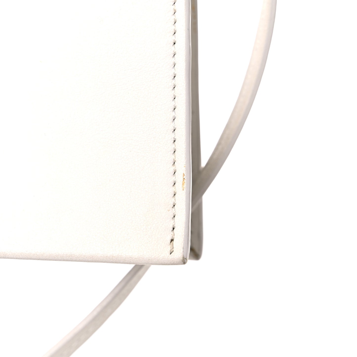 Calfskin Sedgwick Zip Clutch White