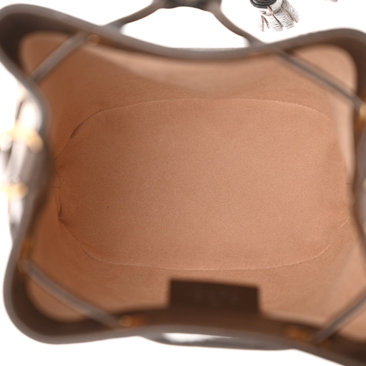 Gucci GG Supreme Monogram Web Mini Ophidia Bucket Bag Brown 5 of 10