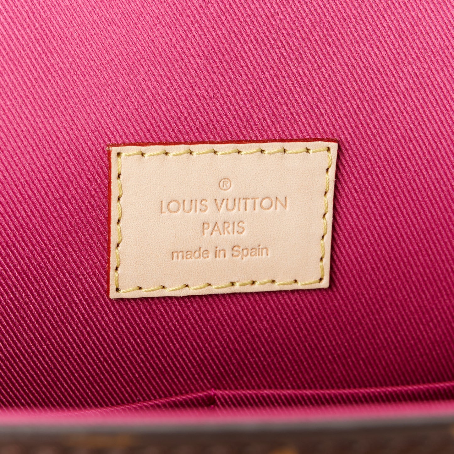 Monogram Cluny BB Bordeaux Fuchsia