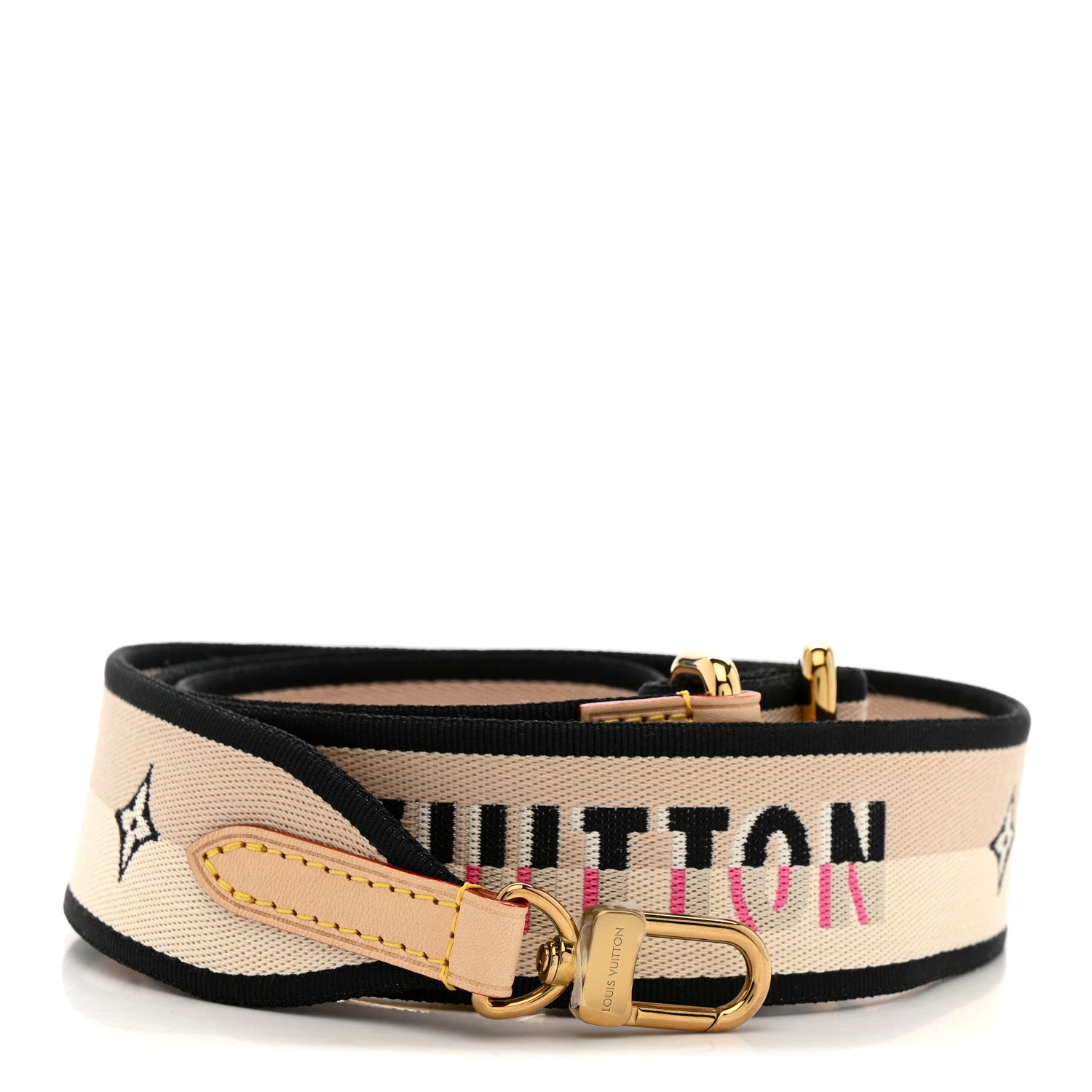 Louis Vuitton Jacquard Speedy Bandouliere 20 Shoulder Strap Black