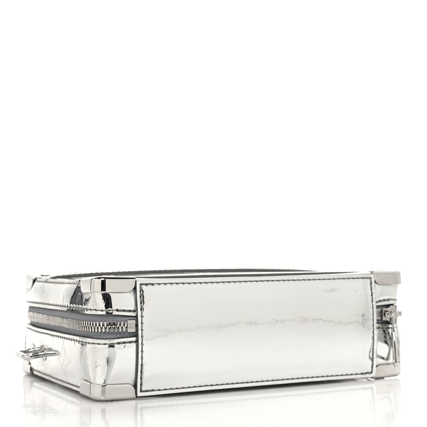 Monogram Mirror Handle Trunk Silver