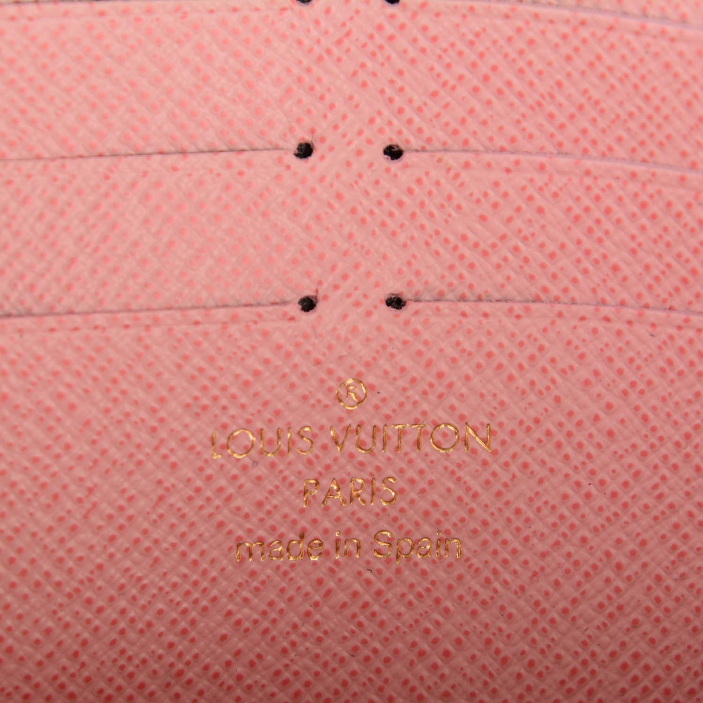 Monogram Jeanne Wallet Rose Ballerine