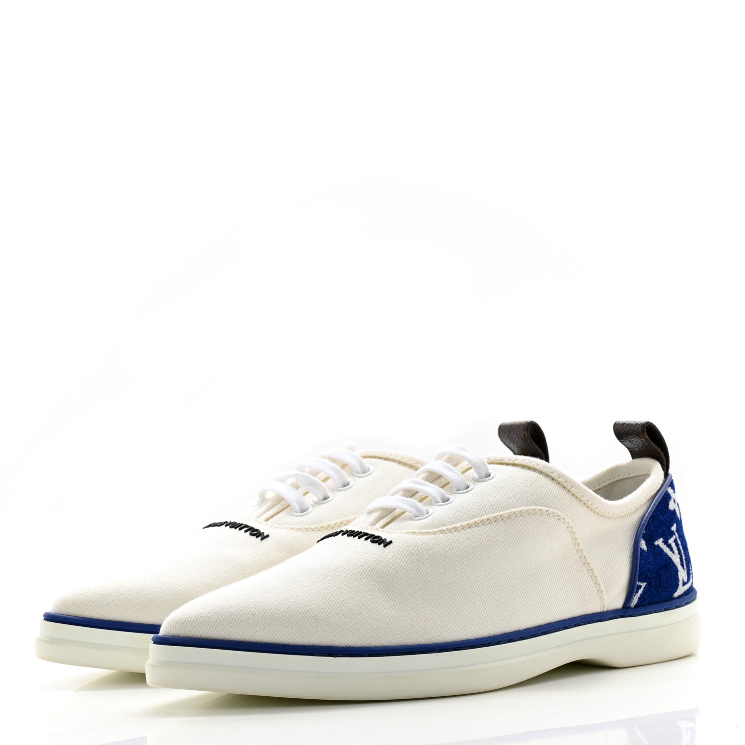 Louis Vuitton Canvas Monogram Matchpoint Sneakers 37 White 3 of 11