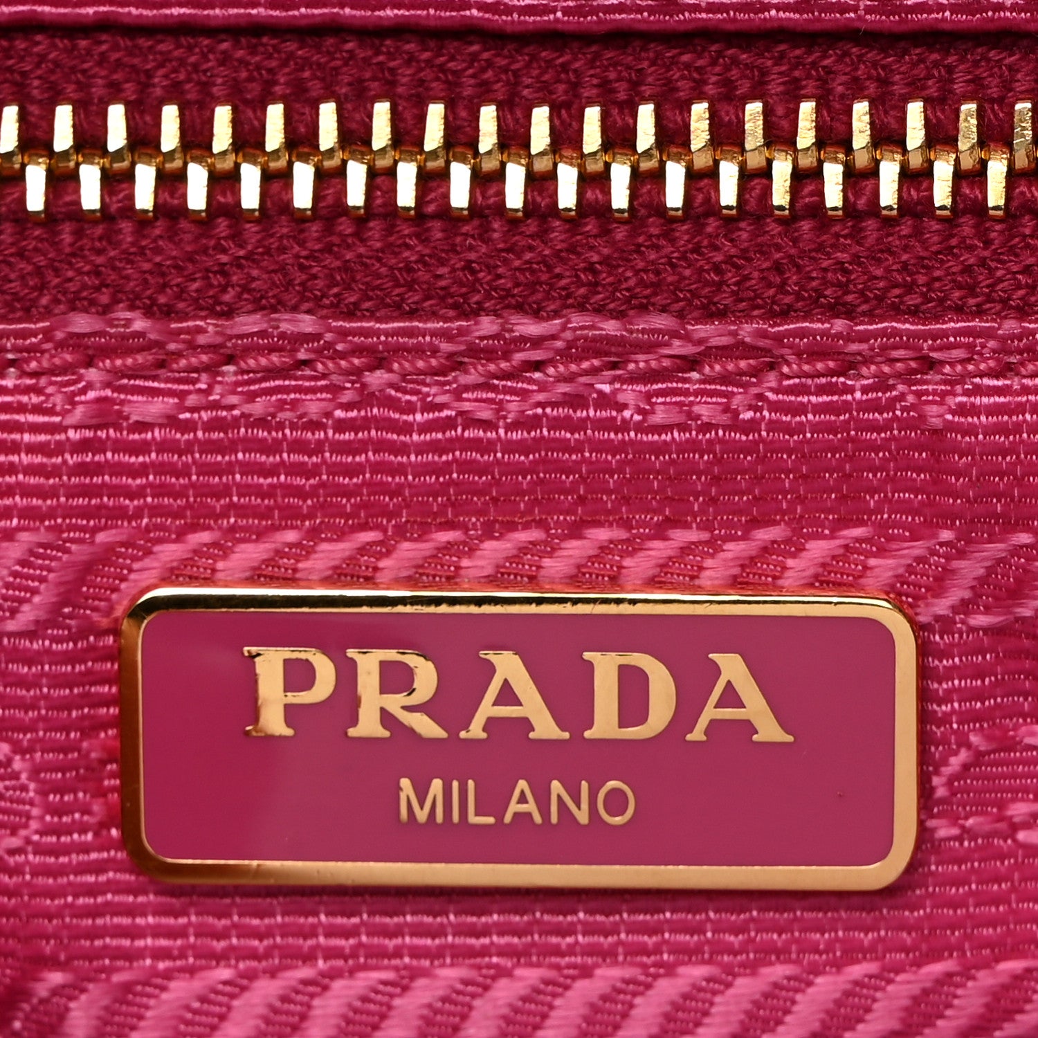 Prada Tessuto Nylon Saffiano Crossbody Bag Ibisco 6 of 12