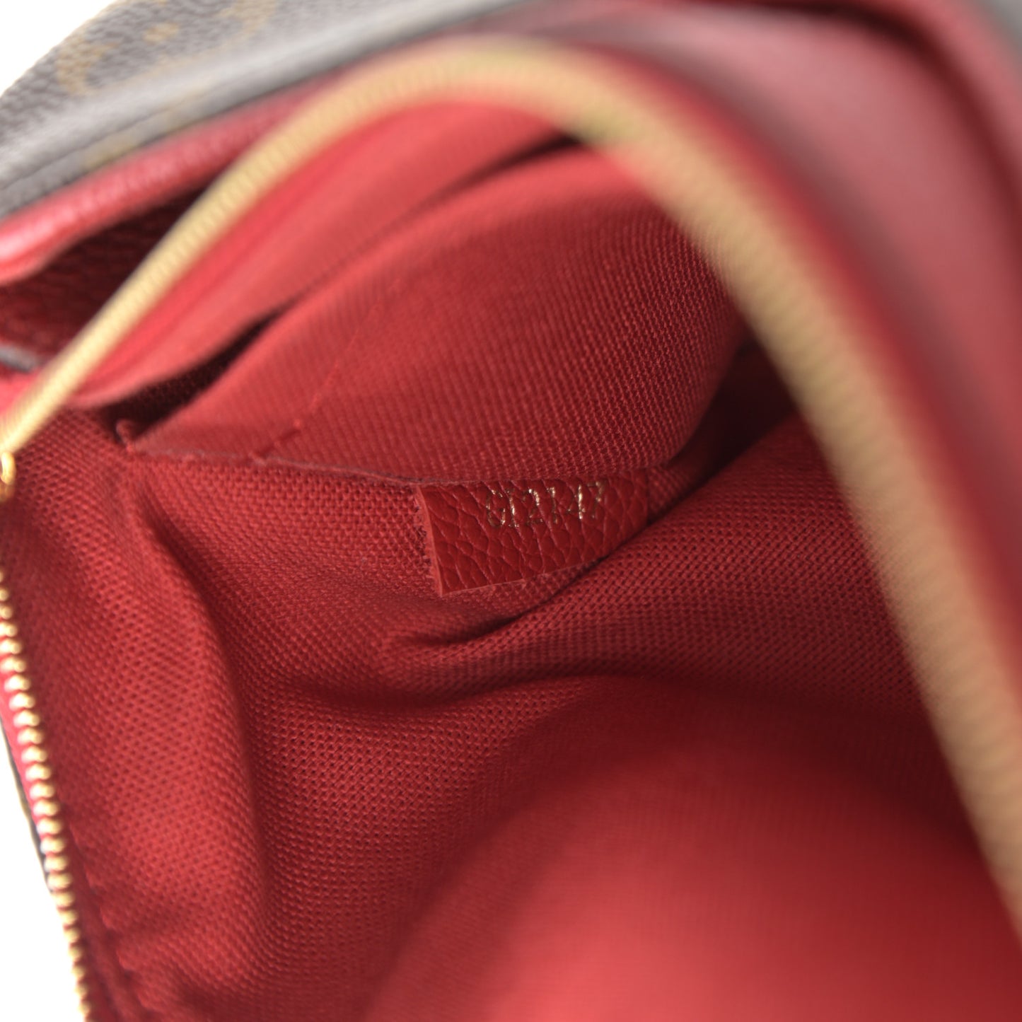 Monogram Pallas Clutch Cherry