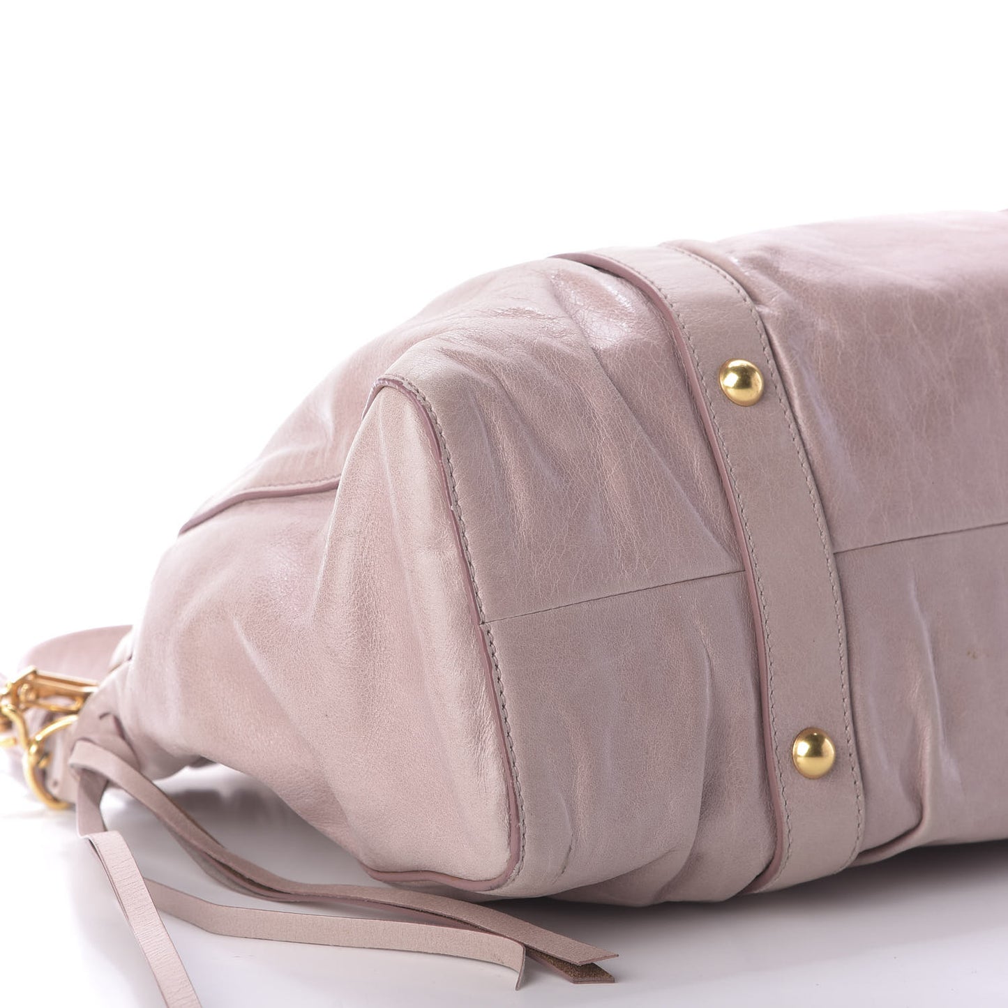 Vitello Shine Top Handle Satchel Mughetto