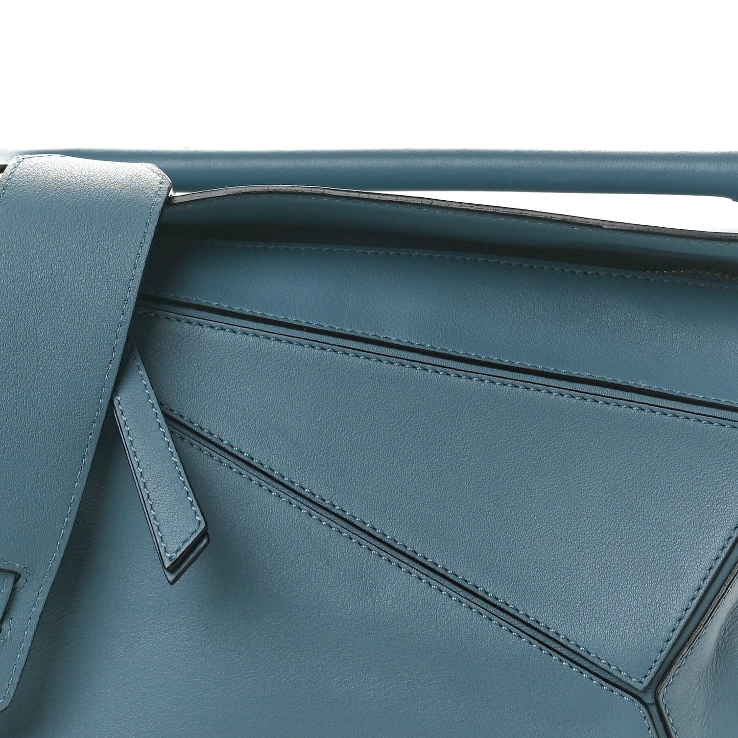 Calfskin Small Puzzle Bag Stone Bue