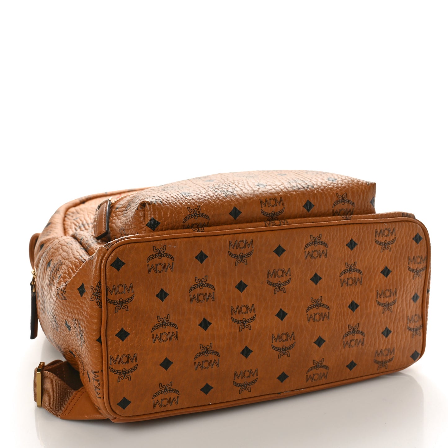 Visetos Chevron Stripe Medium Stark Backpack Cognac