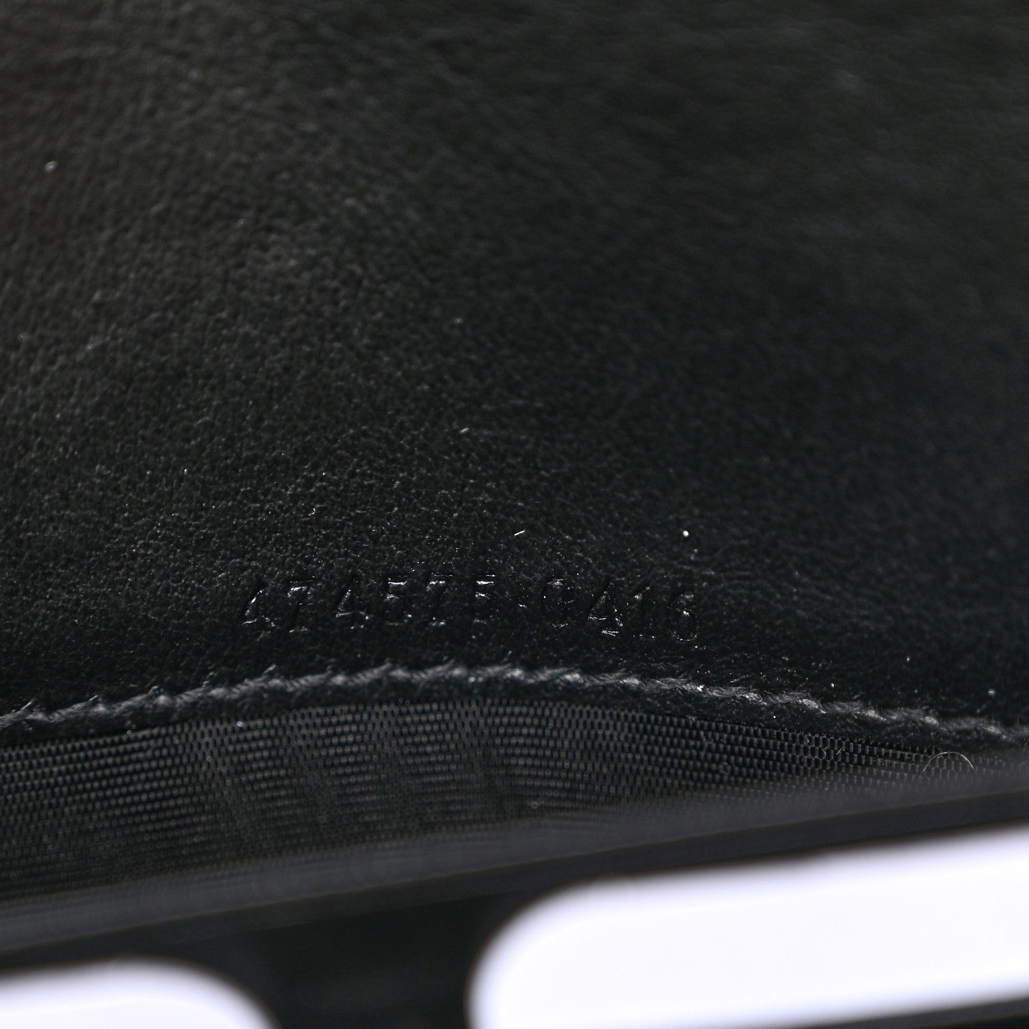 Gucci Calfskin Matelasse GG Marmont Chain Wallet Black 7 of 12