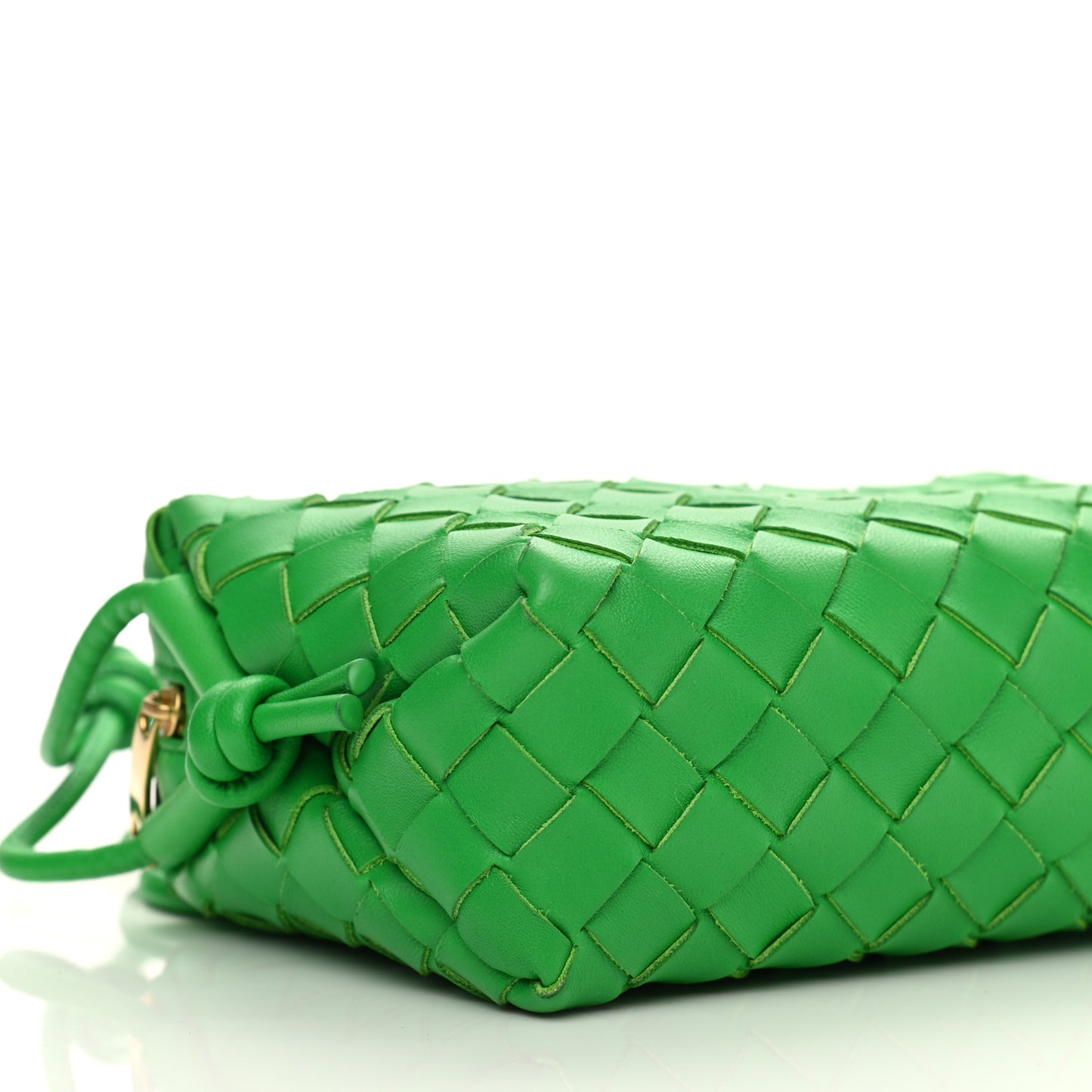 Nappa Intrecciato Mini Loop Camera Bag Parakeet