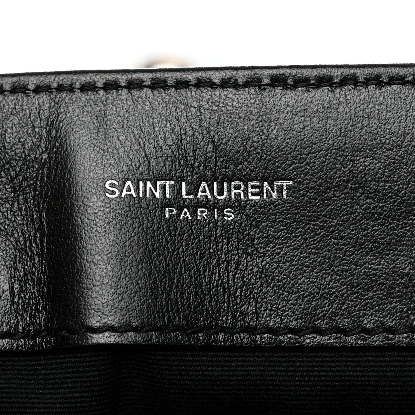 Calfskin Y Quilted Monogram Medium Loulou Chain Satchel Black