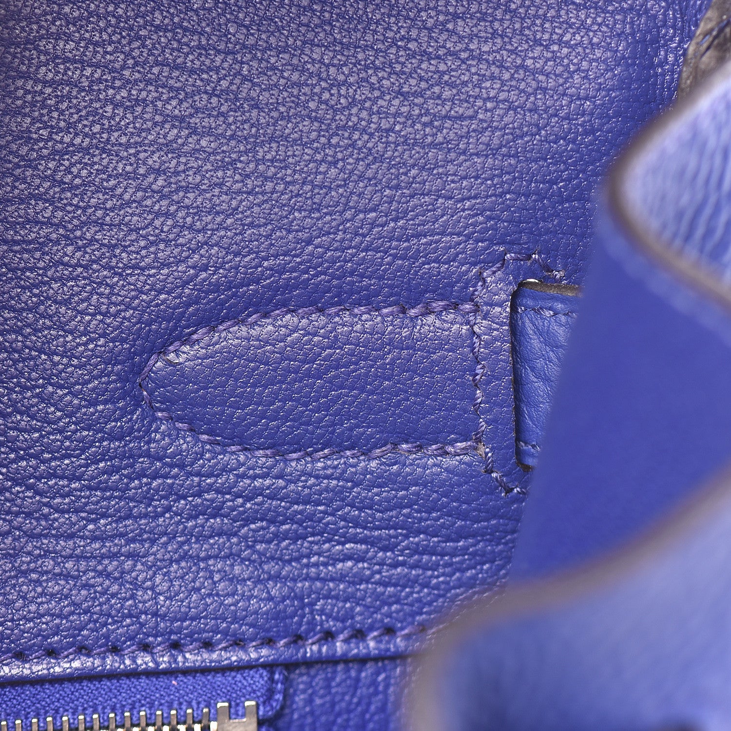 Hermes Togo Birkin 35 Bleu Electrique 21 of 35