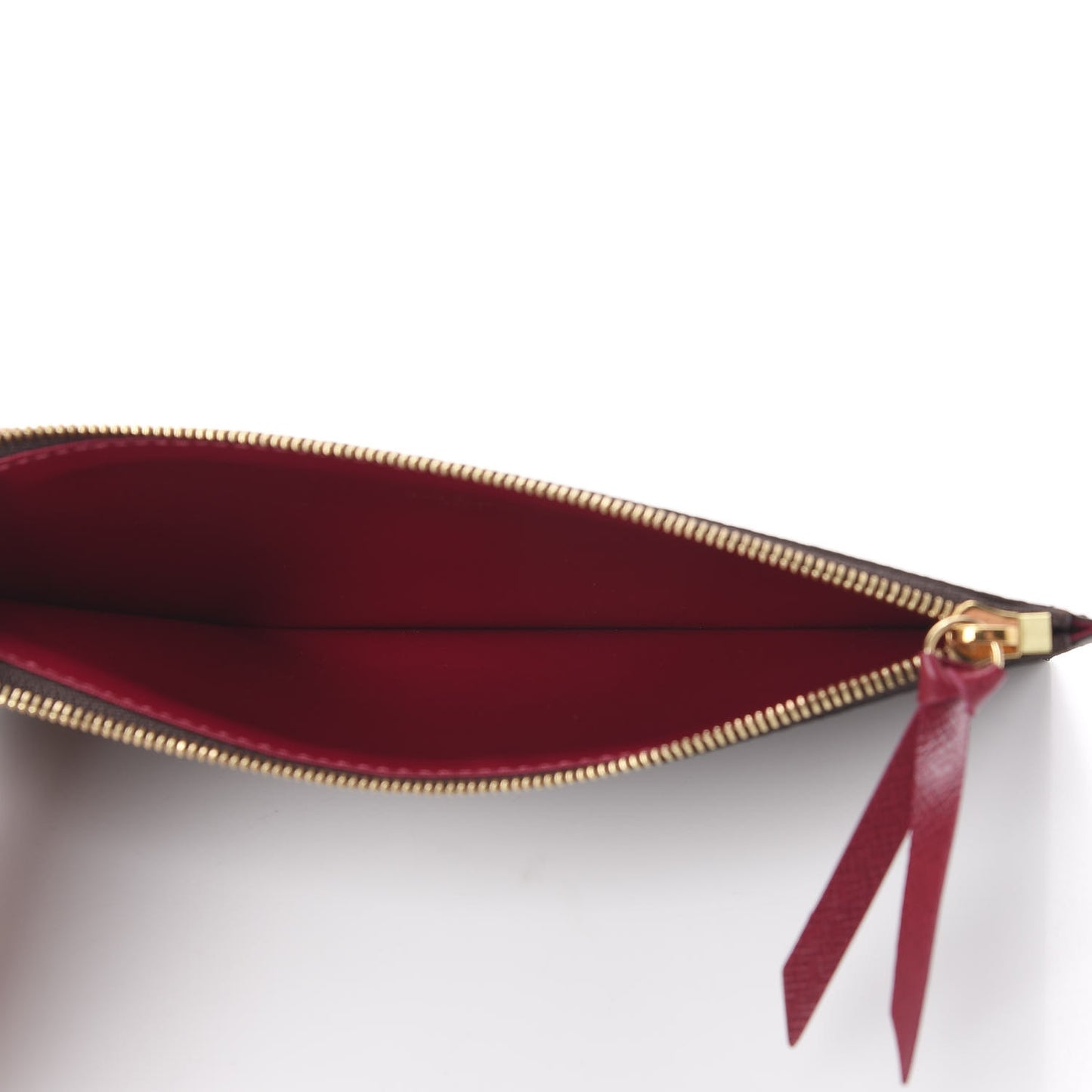 Monogram Felicie Chain Wallet Zippered Insert Fuchsia