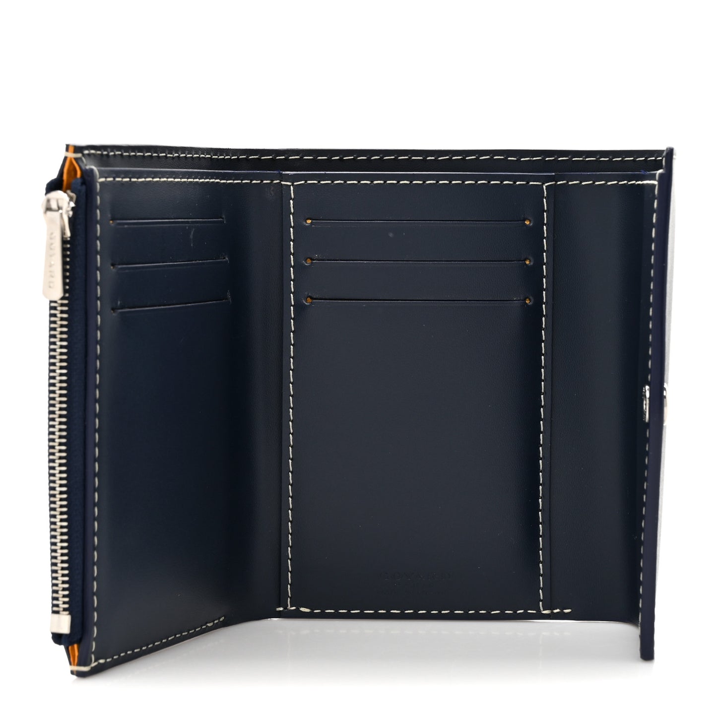 Goyardine Saint-Gabriel Compact Wallet Blue