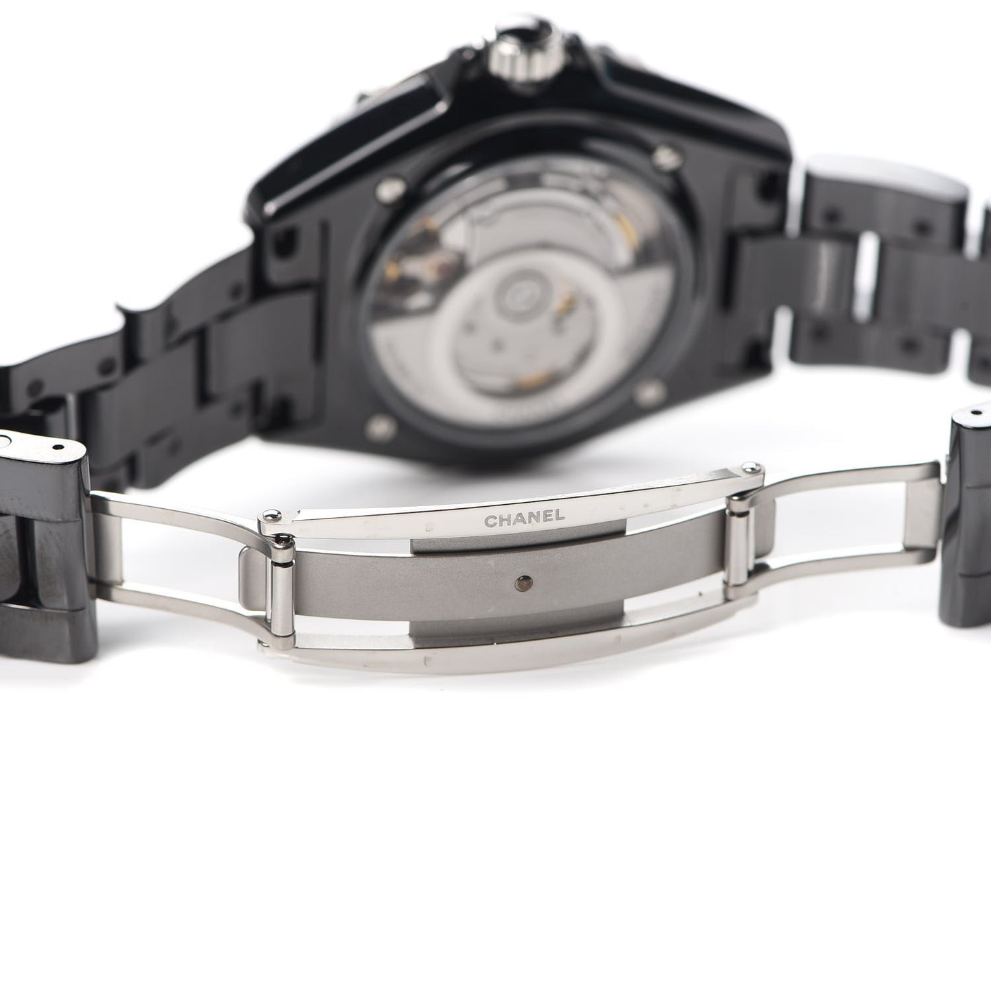 Stainless Steel Ceramic 38mm J12 Automatic Watch Black
