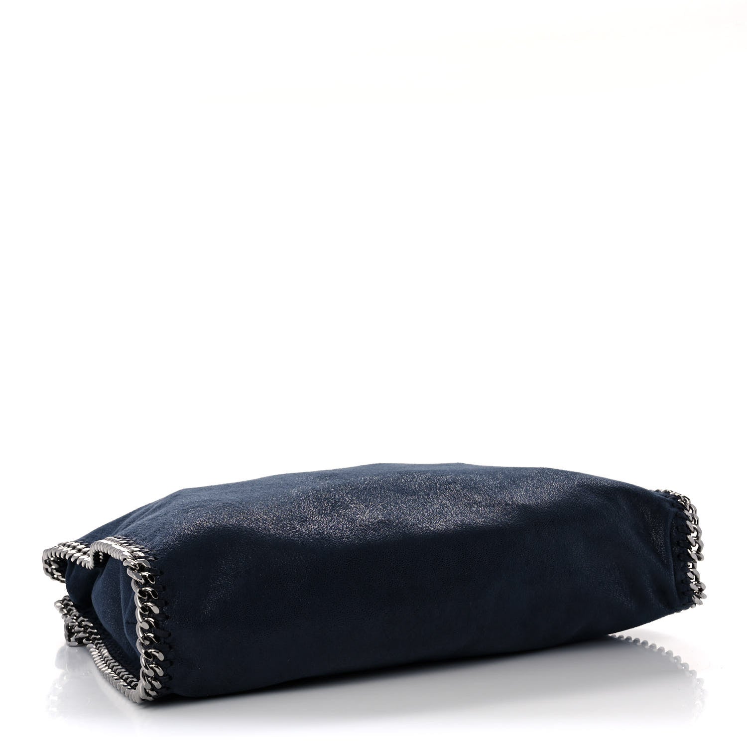 Stella McCartney Shaggy Deer Falabella Fold Over Tote Navy 3 of 8
