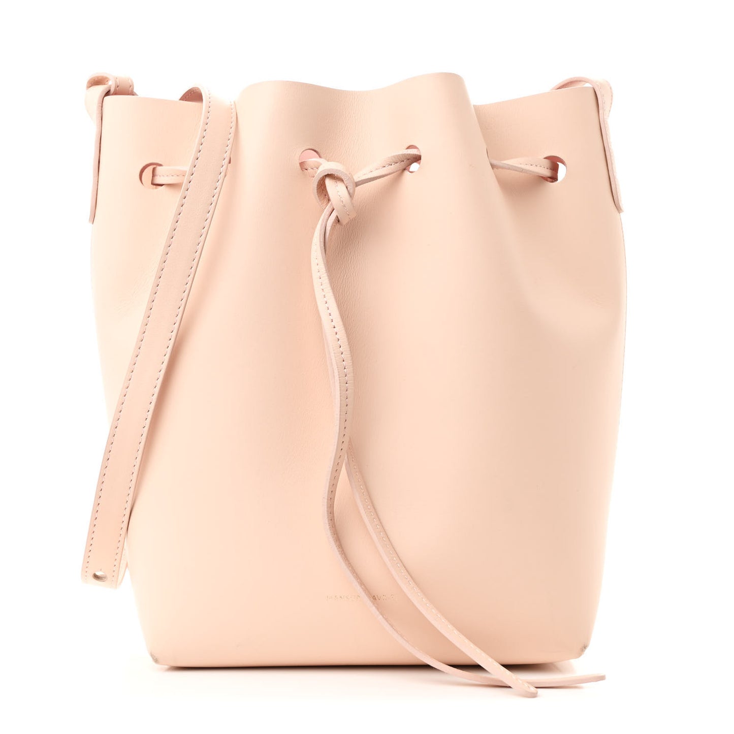 Calfskin Mini Bucket Bag Rosa