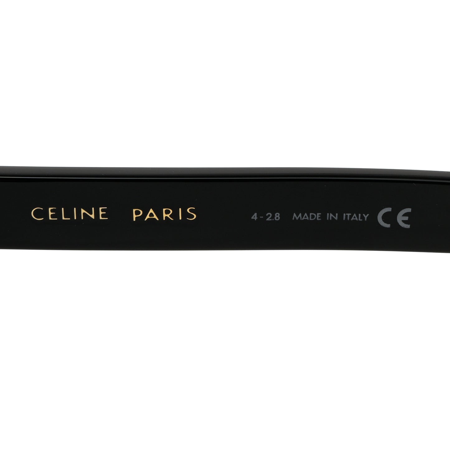 Acetate Polarized Rectangular Sunglasses CL40060I Black