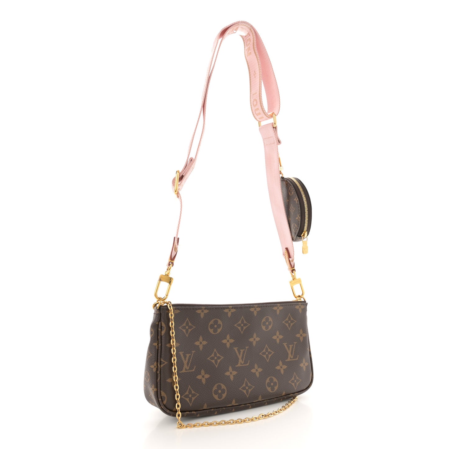 Monogram Multi Pochette Accessories Rose Clair