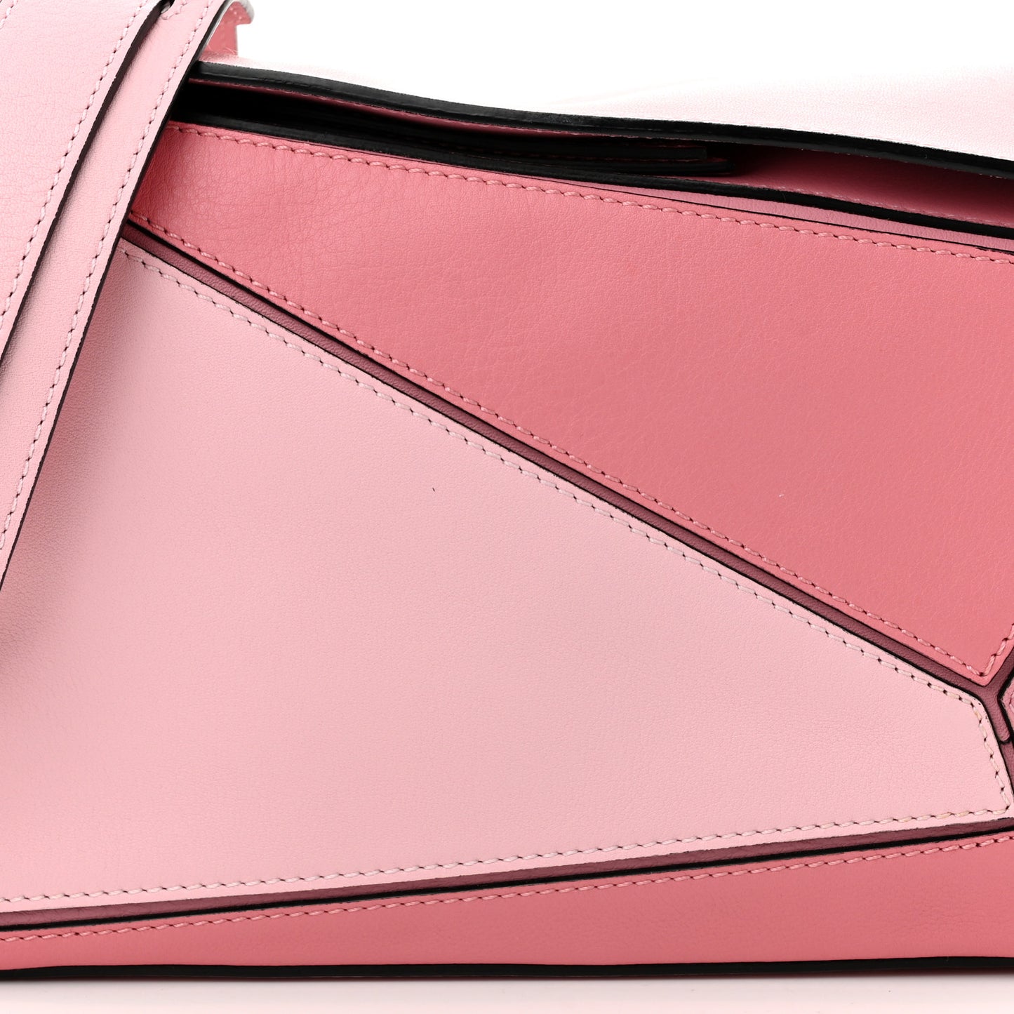 Calfskin Small Puzzle Bag Soft Pink